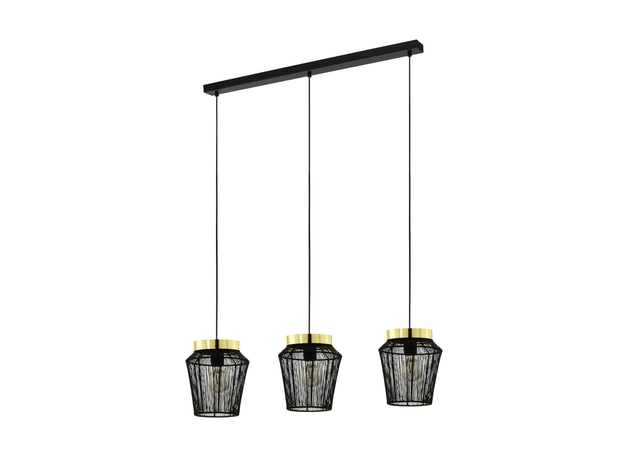 Hanglamp Escandidos 92x22cm 3x40W E27 - Hanglamp Escandidos 92x22cm 3x40W E27