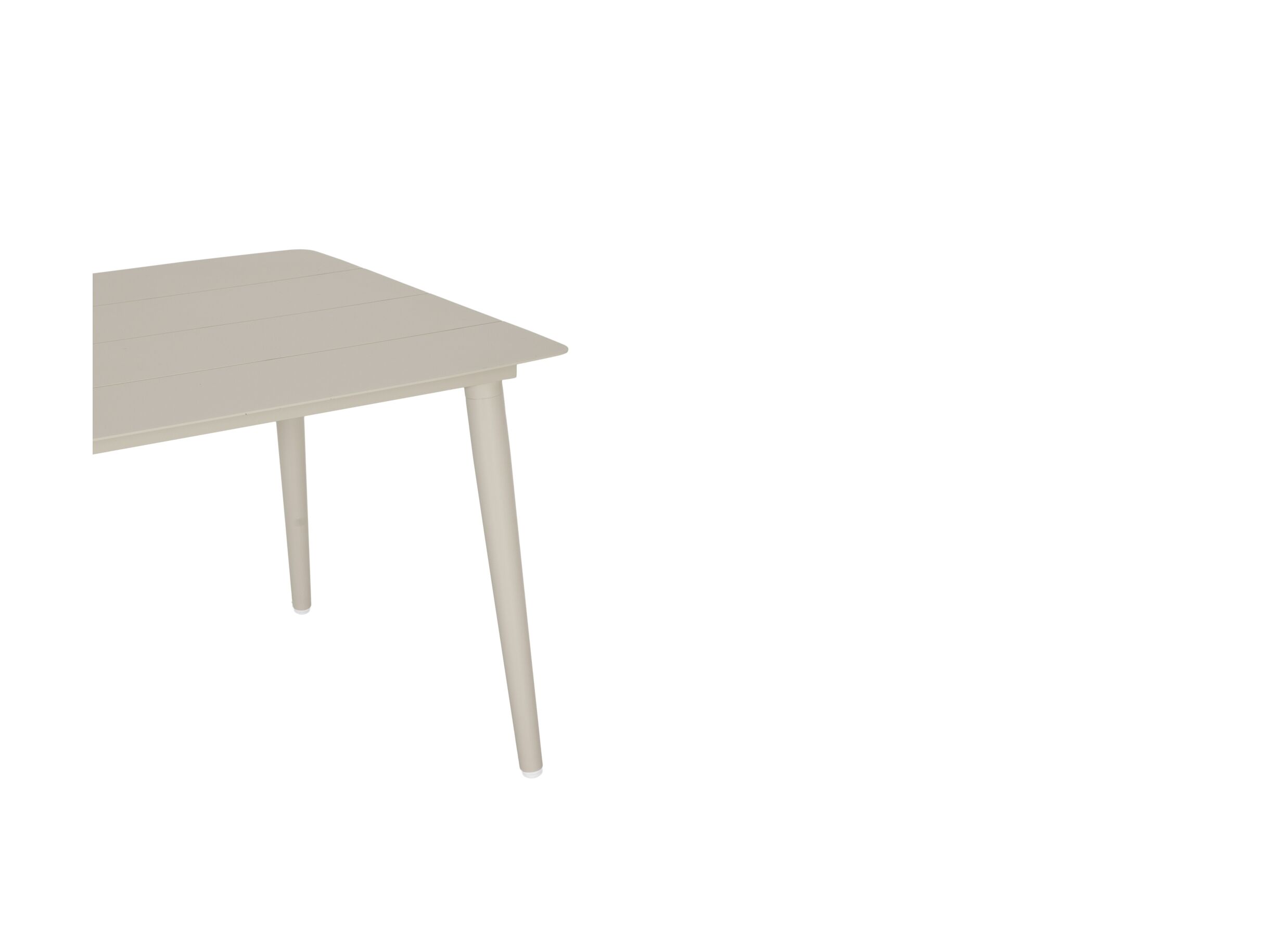 Detail - Table de jardin Montana 90x90cm - aluminium - greige