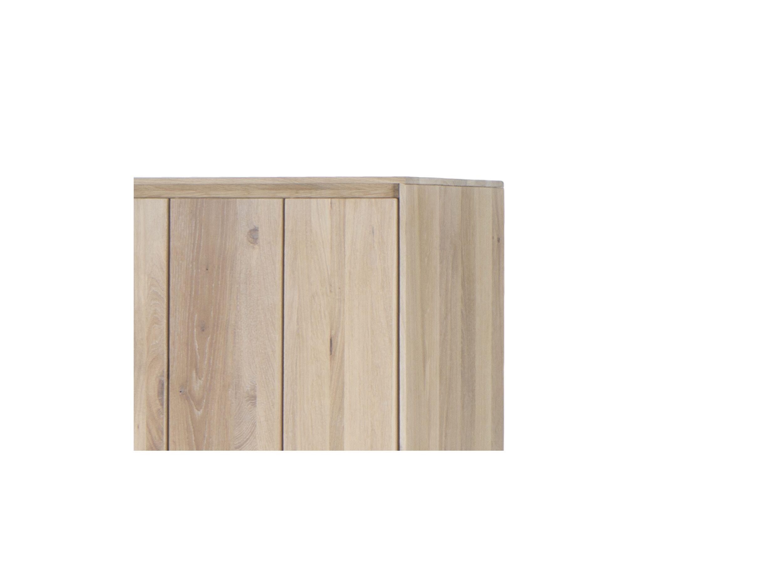 Barkast Polar 120cm - eik massief/decor- naturel