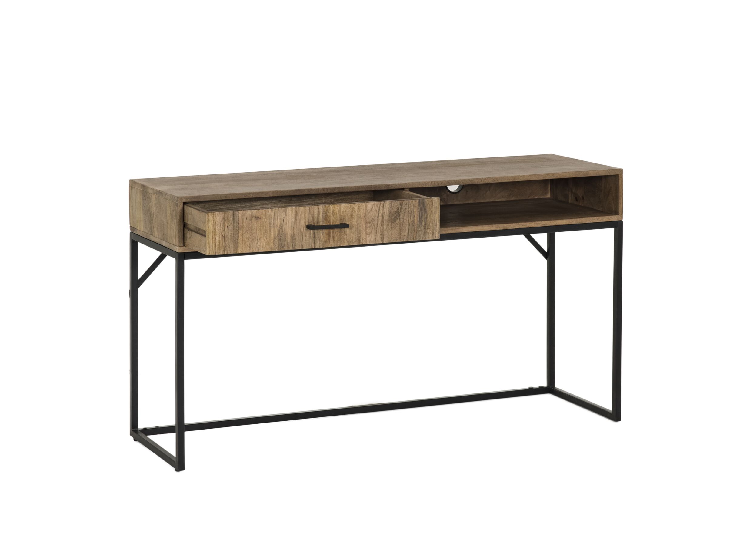 Indeling - Wandtafel Angkor 140x40cm - mango massief - naturel