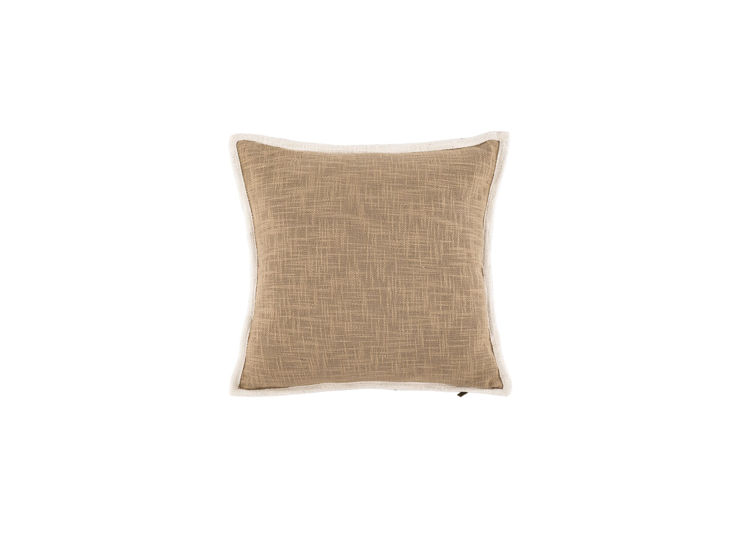 Coussin Cotton Slub 45x45cm sand - Coussin Cotton Slub 45x45cm - coton - sand