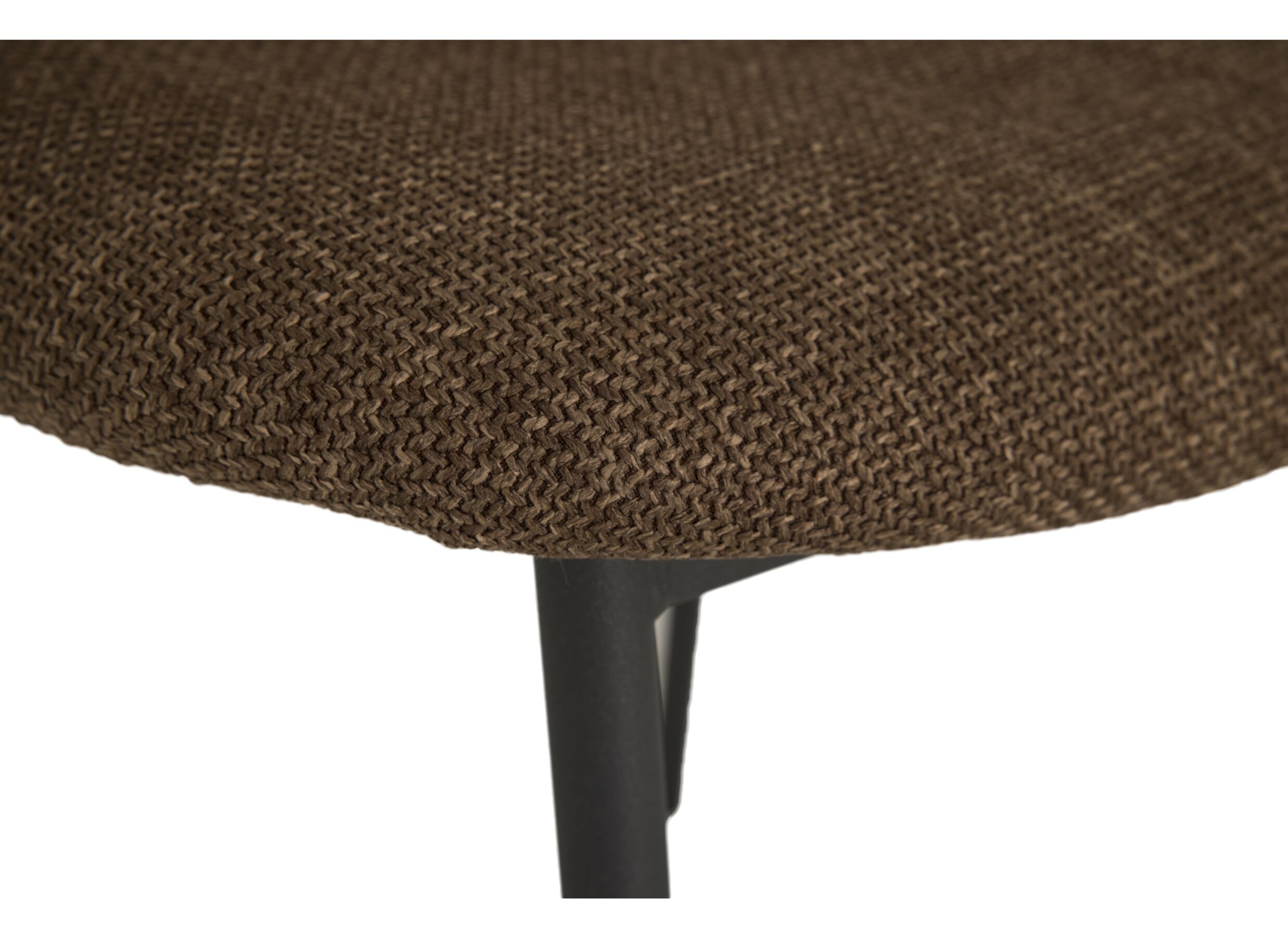 Detailfoto - Stoel Soda 54,50x60x82cm - stof - chocolade & nougat