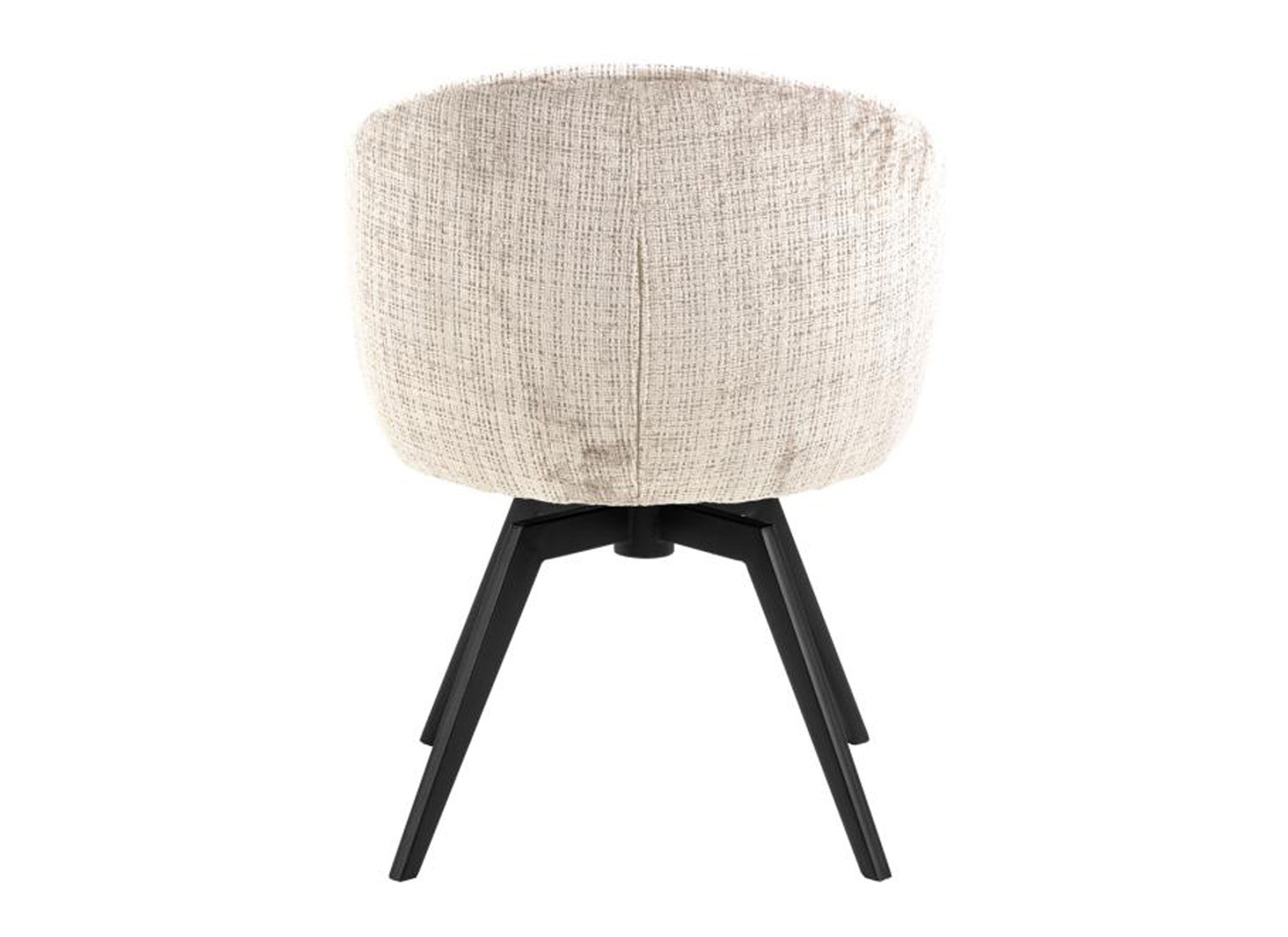 Aperçu - Chaise pivotante tissu - beige