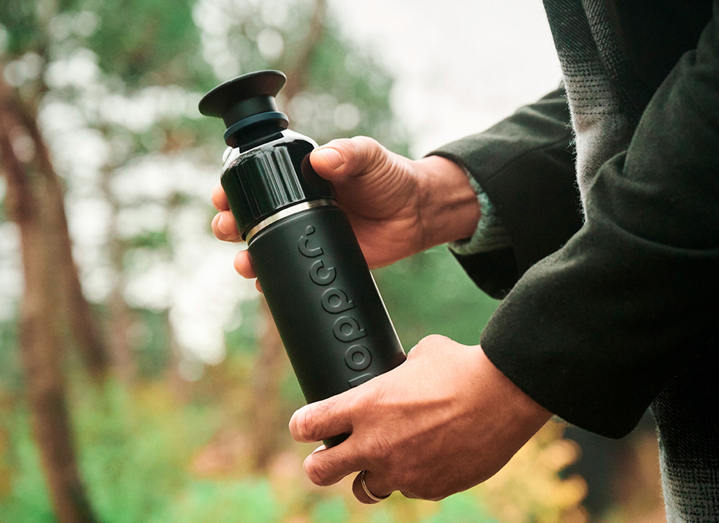 Sfeerfoto - Thermosfles Dopper 58 cl - RVS - Zwart