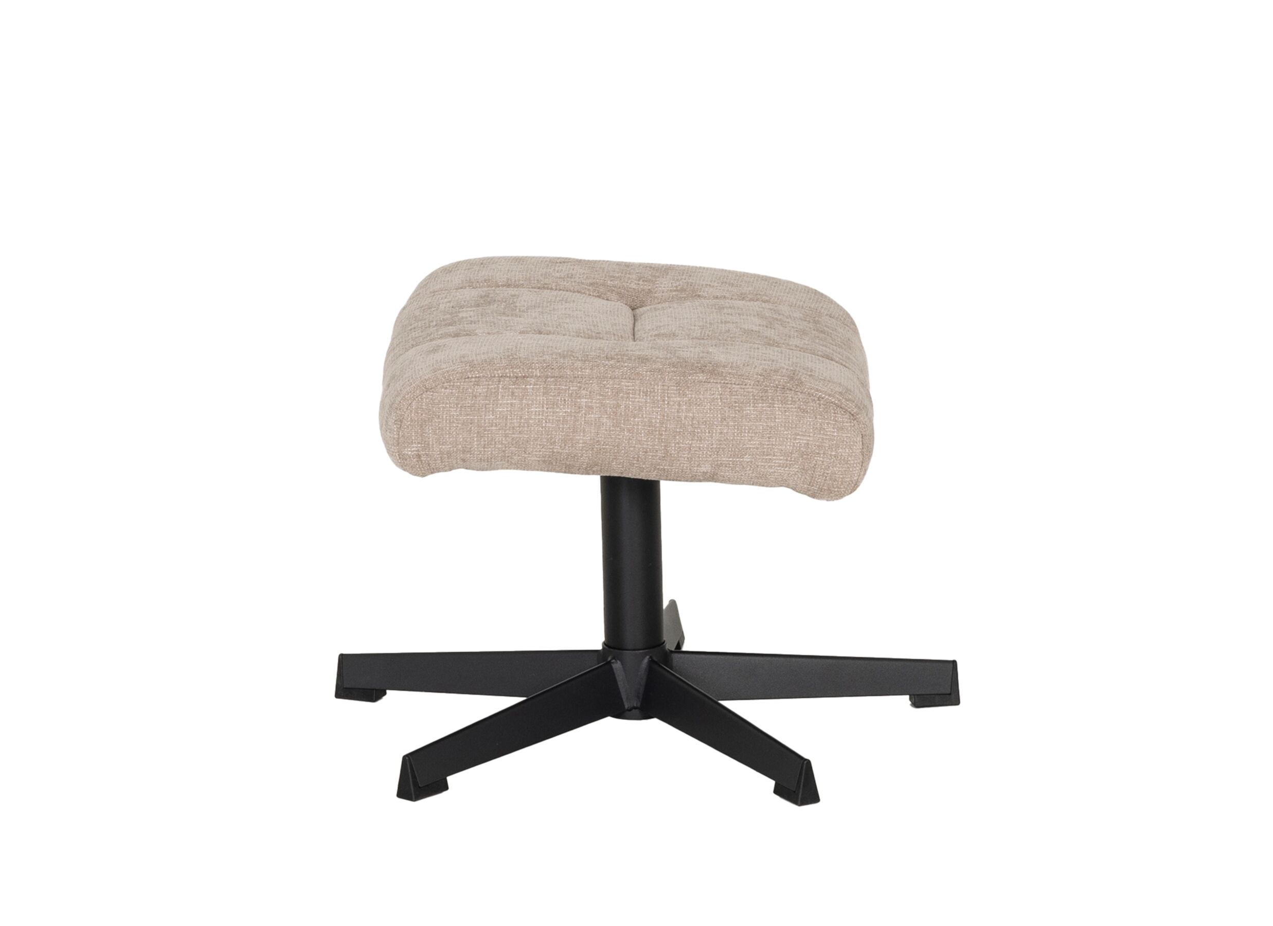 Aperçu - Repose-pieds Pegasus 47x42x37cm - fibre de polyester - beige
