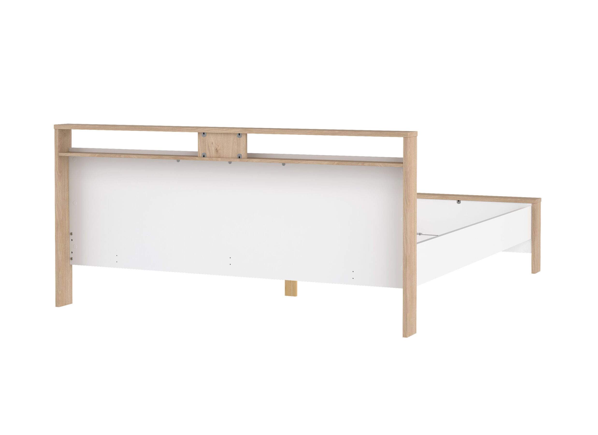 Aperçu - Lit Next 180x200cm - décor - blanc & jackson hickory