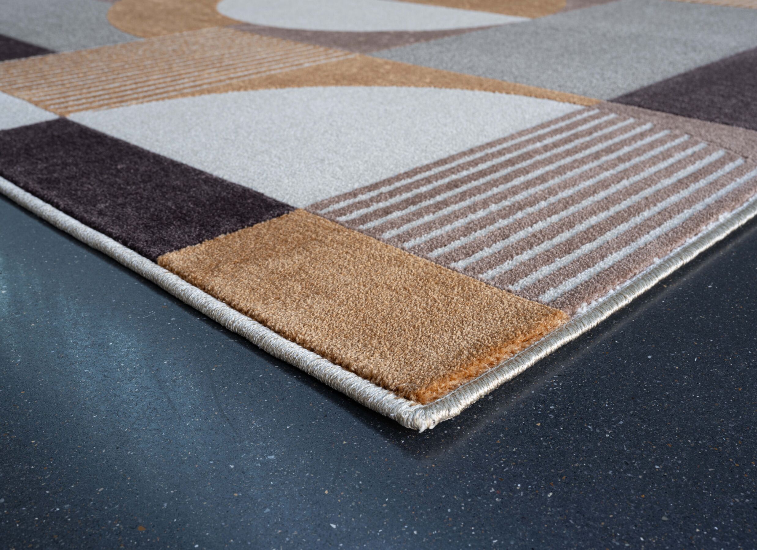 Detailfoto - Tapijt Milo 200x290cm - polyester - multicolor