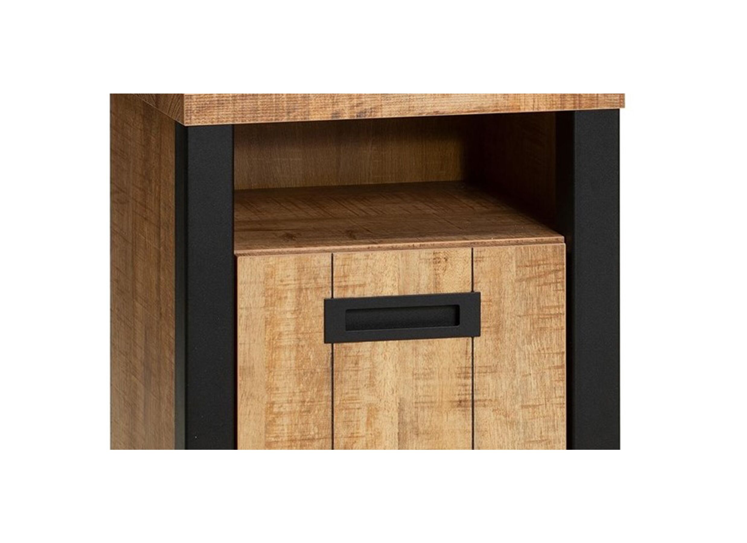 Detail - Table de chevet Fire 45x37x60cm - lamulux - mangue