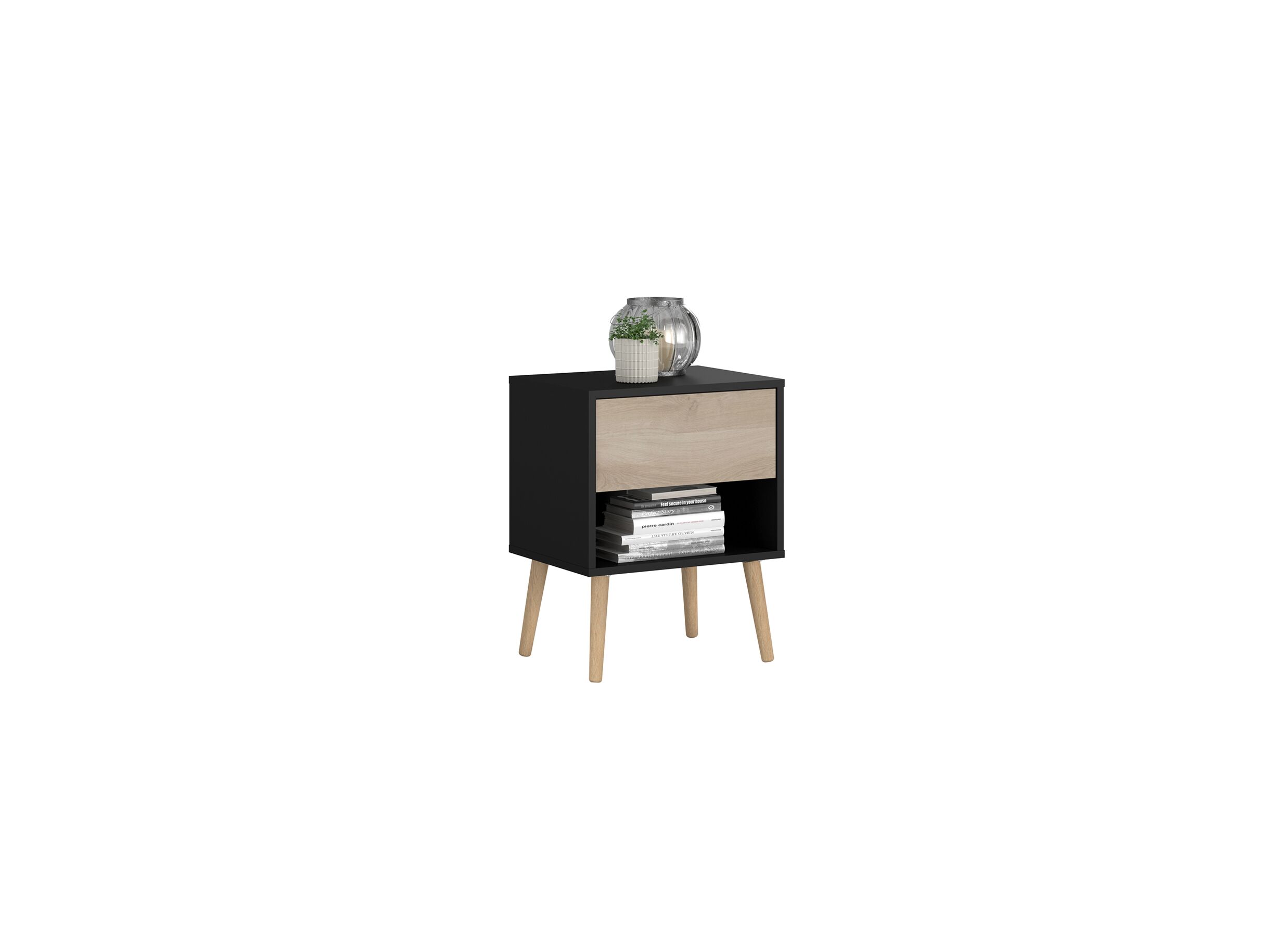Detail - Table de chevet Aalborg 44x33x56cm