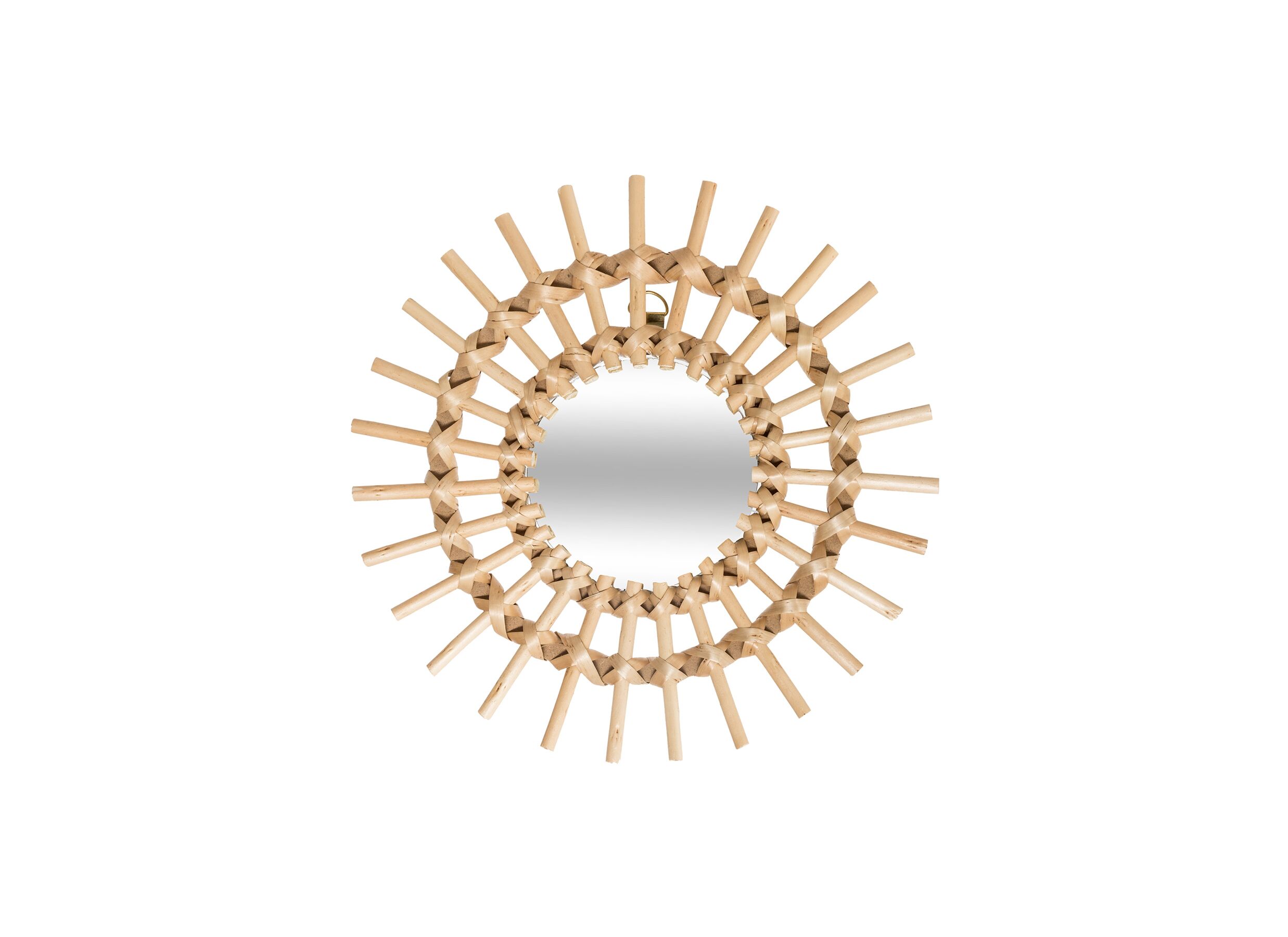 Spiegel Rotan Ø28cm set van 3