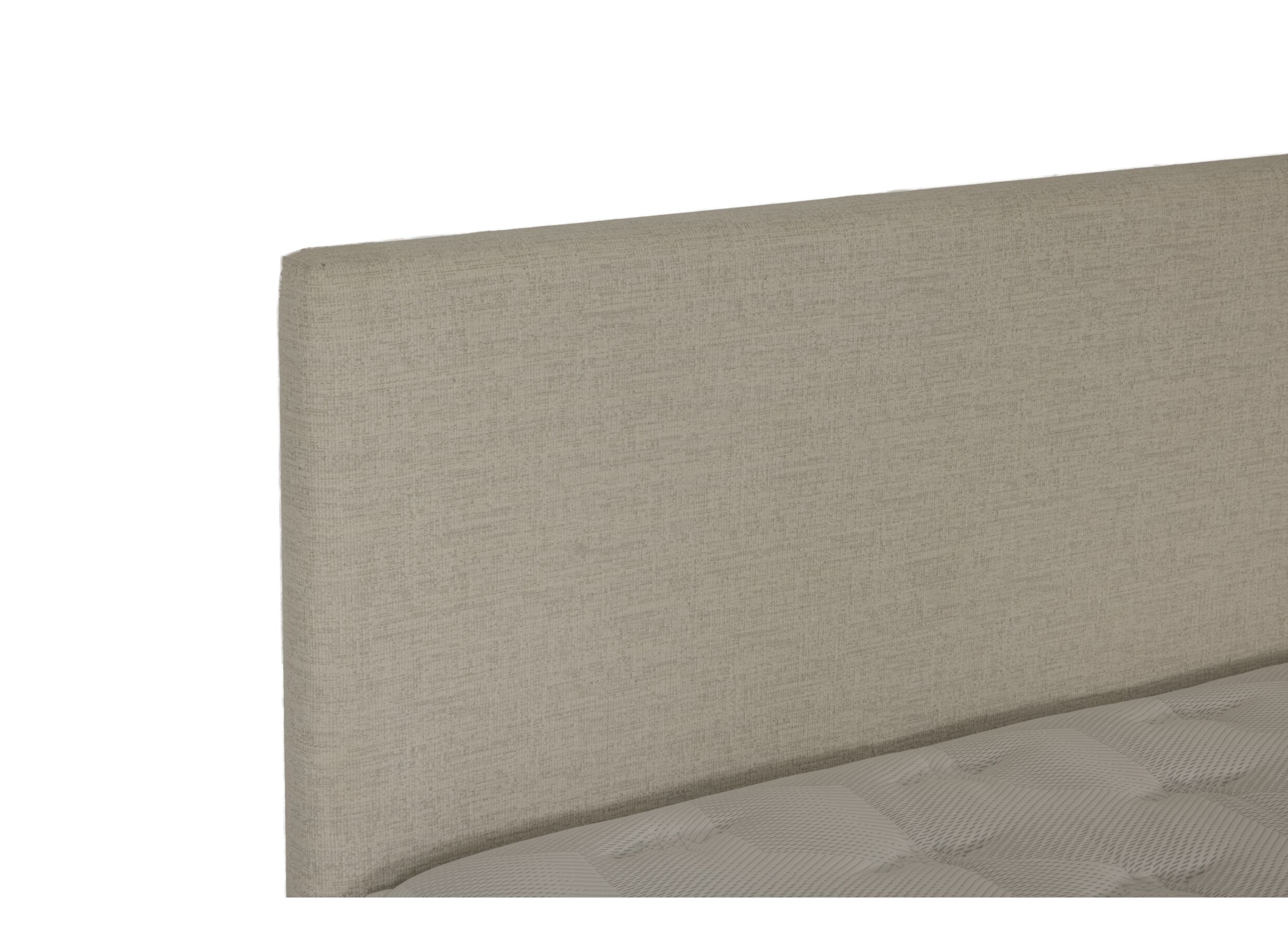 Detailfoto - Boxspring Kingstyle 140x200cm - stof - beige met opbergruimte