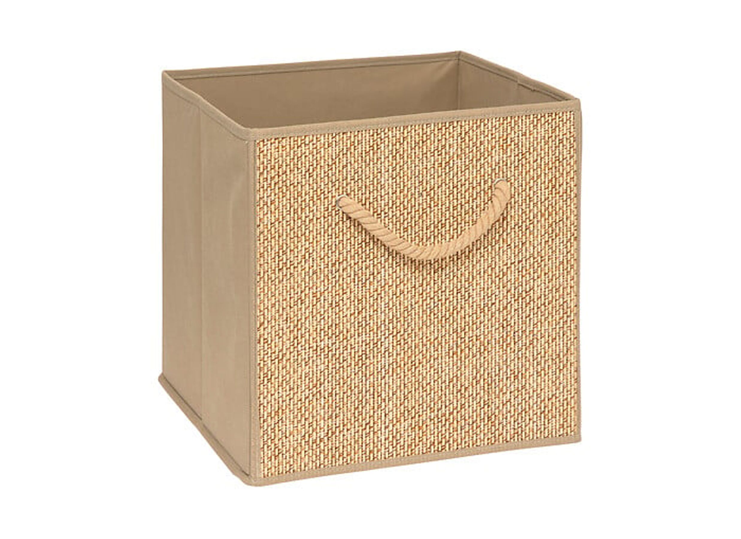 Opbergmand Stemy 31x31x31cm - naturel - Opbergmand Stemy 31x31x31cm - naturel