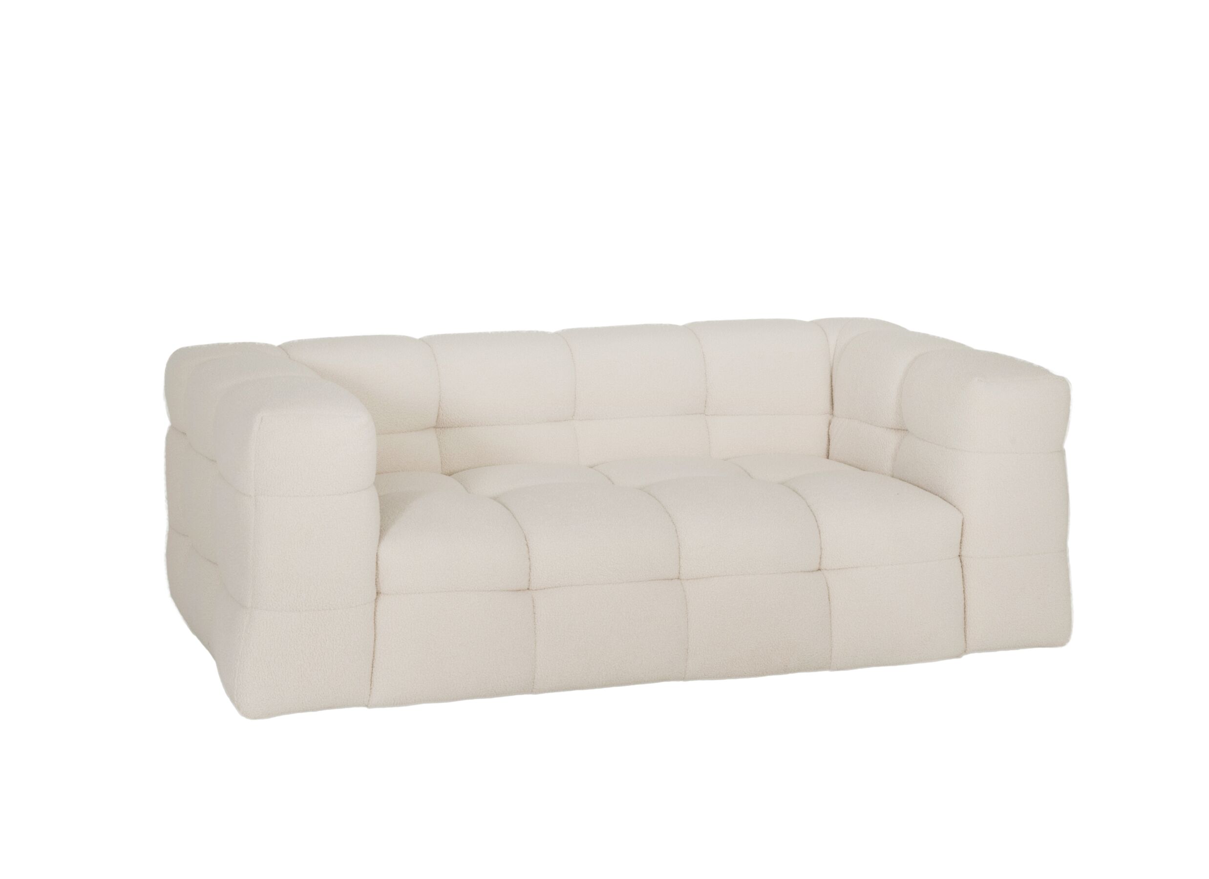 Zetel Bubble 2 - Zetel Bubble 2,5-zit - stof - wit