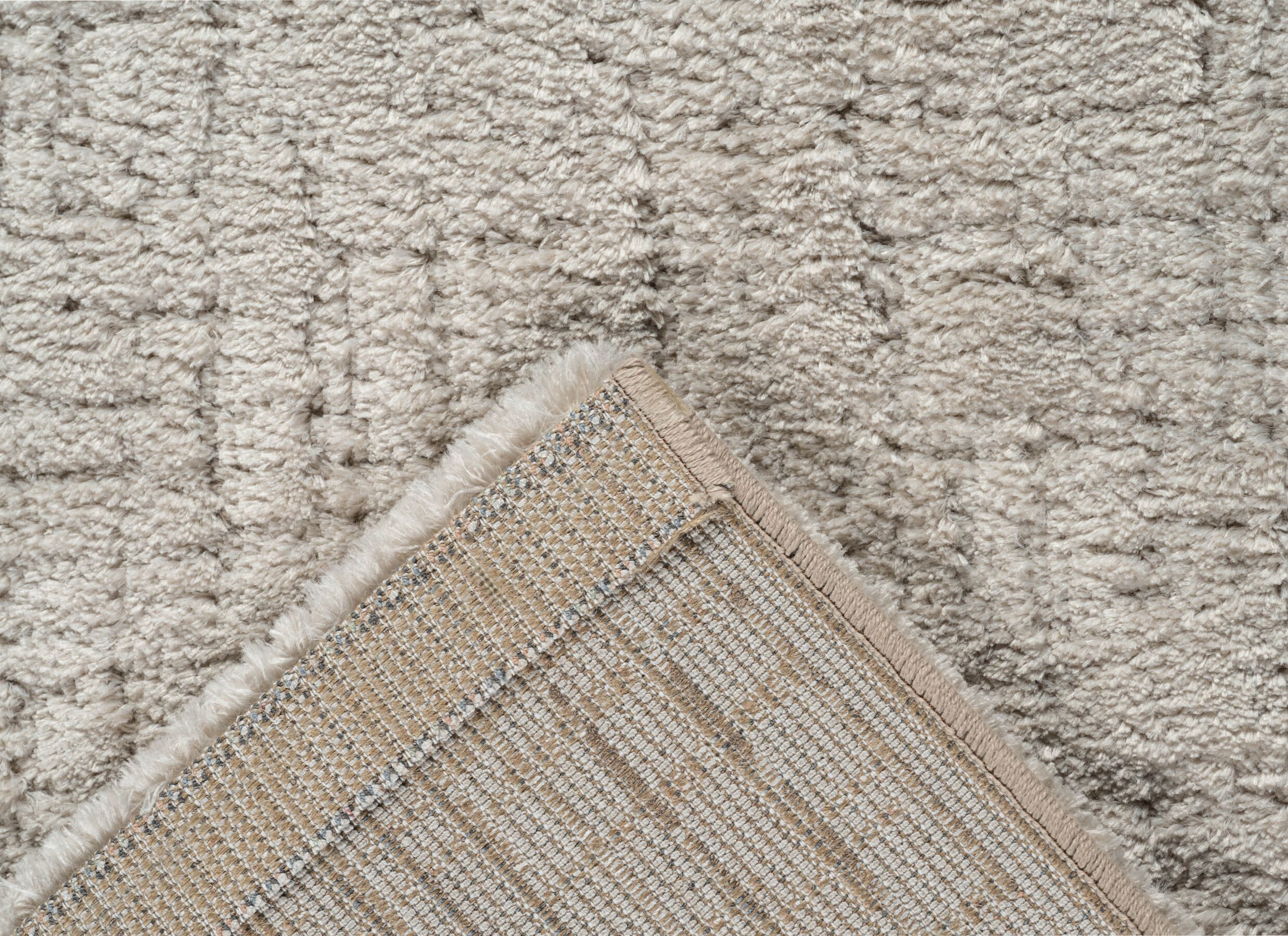 Detail - Tapis Madagaskar 240x300cm - fibre de polyester - beige