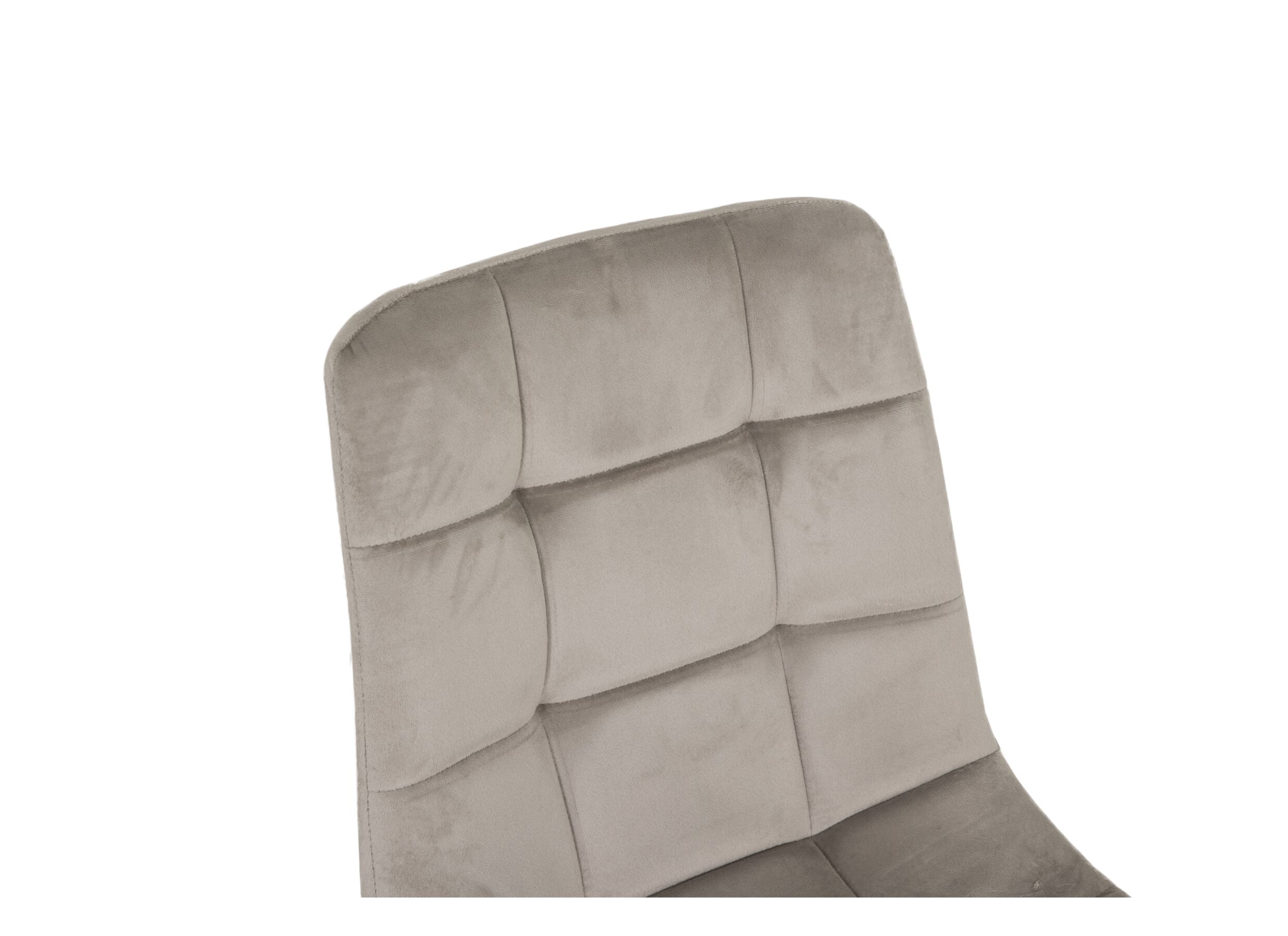 Detailfoto - Stoel Runner 44x54x87cm - fluweel - taupe