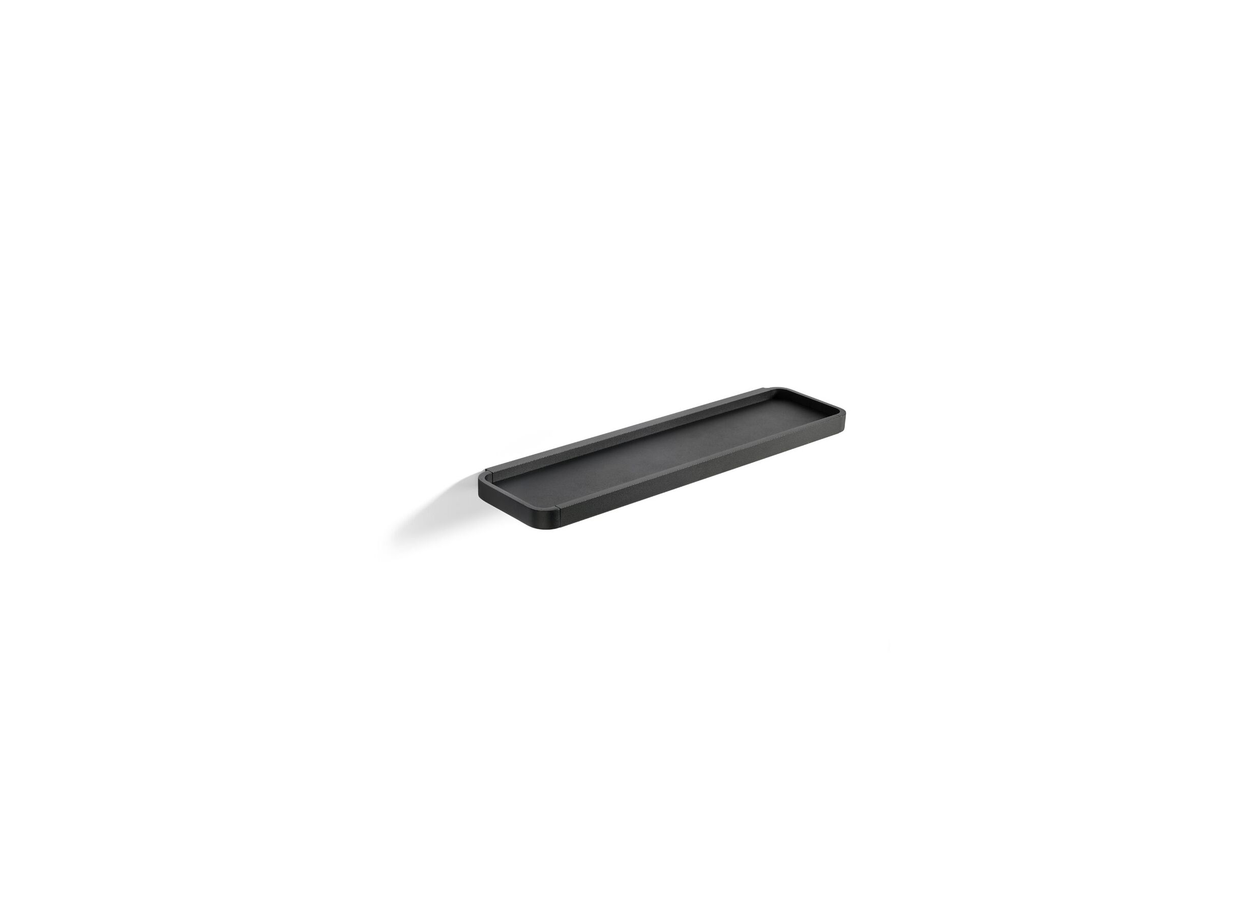Wandplank 44x11x2,5cm zwart