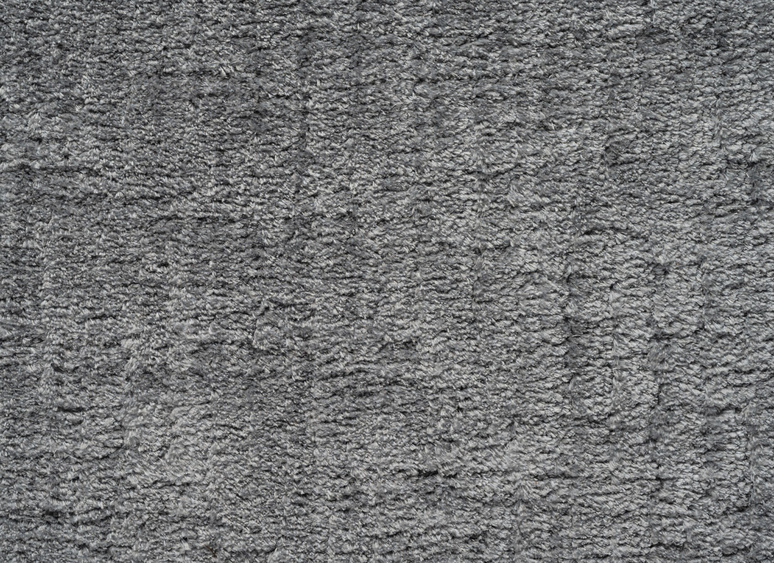 Detail - Tapis rond Madagaskar Ø200cm - fibre de polyester - gris