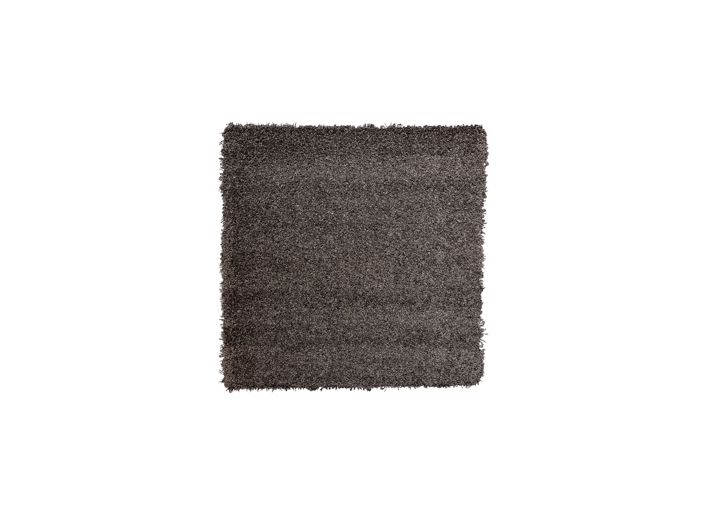 Tapis Twilight 160x160cm poils longs charcoal - Tapis Twister 160x160cm - polypropylène - charcoal