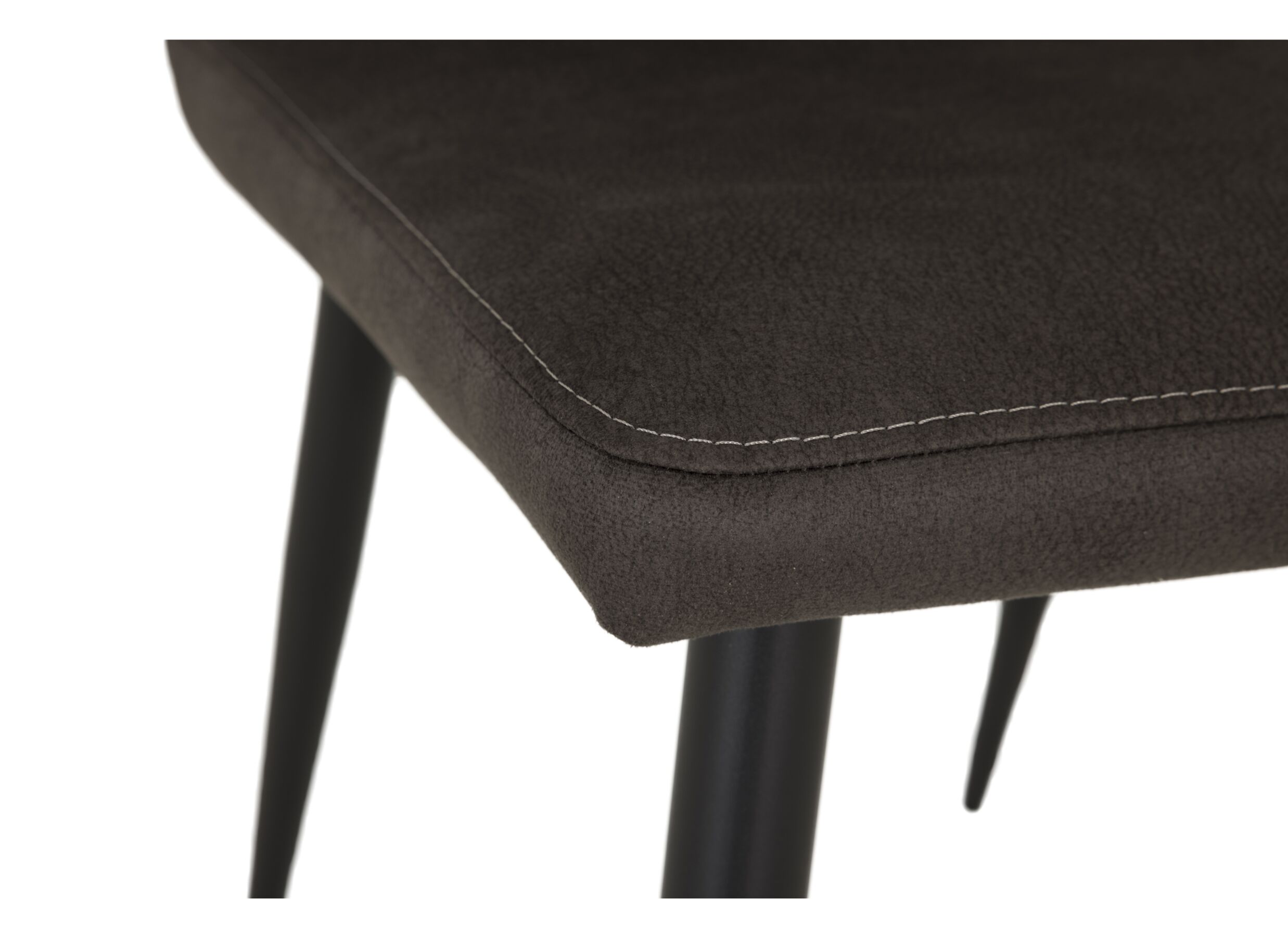 Chaise 47x55x89cm - tissu - anthracite
