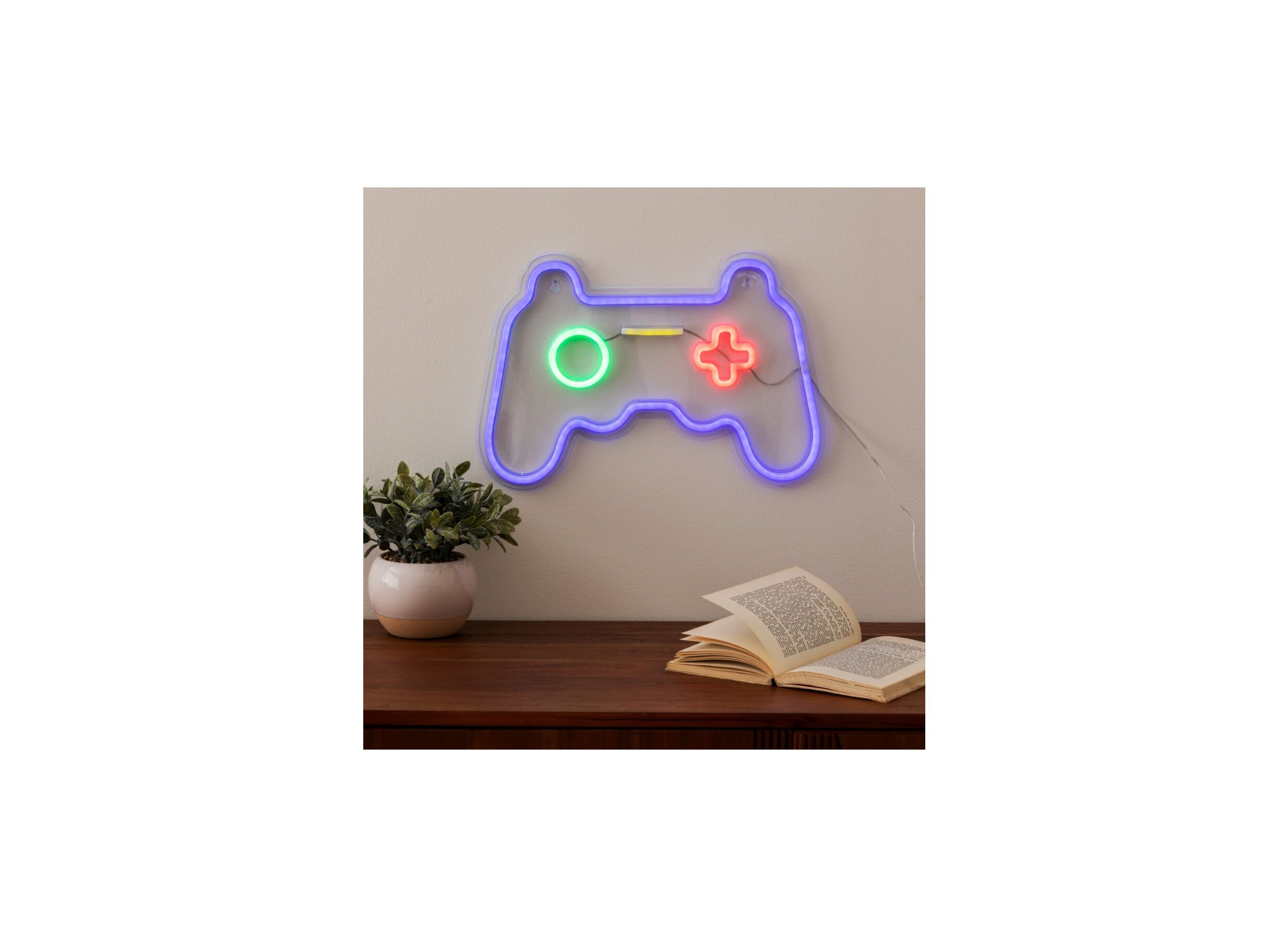 Sfeerfoto - Ledlamp Neon Joystick 41x27,5cm