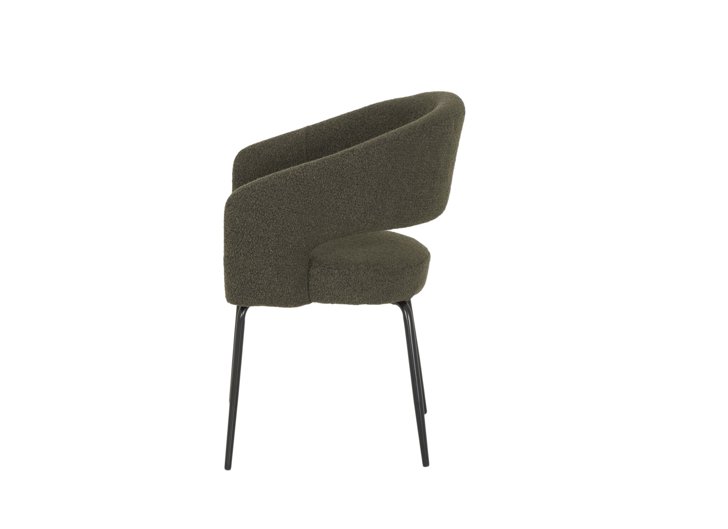 Stoel Agis 56x55x82cm - stof - groen