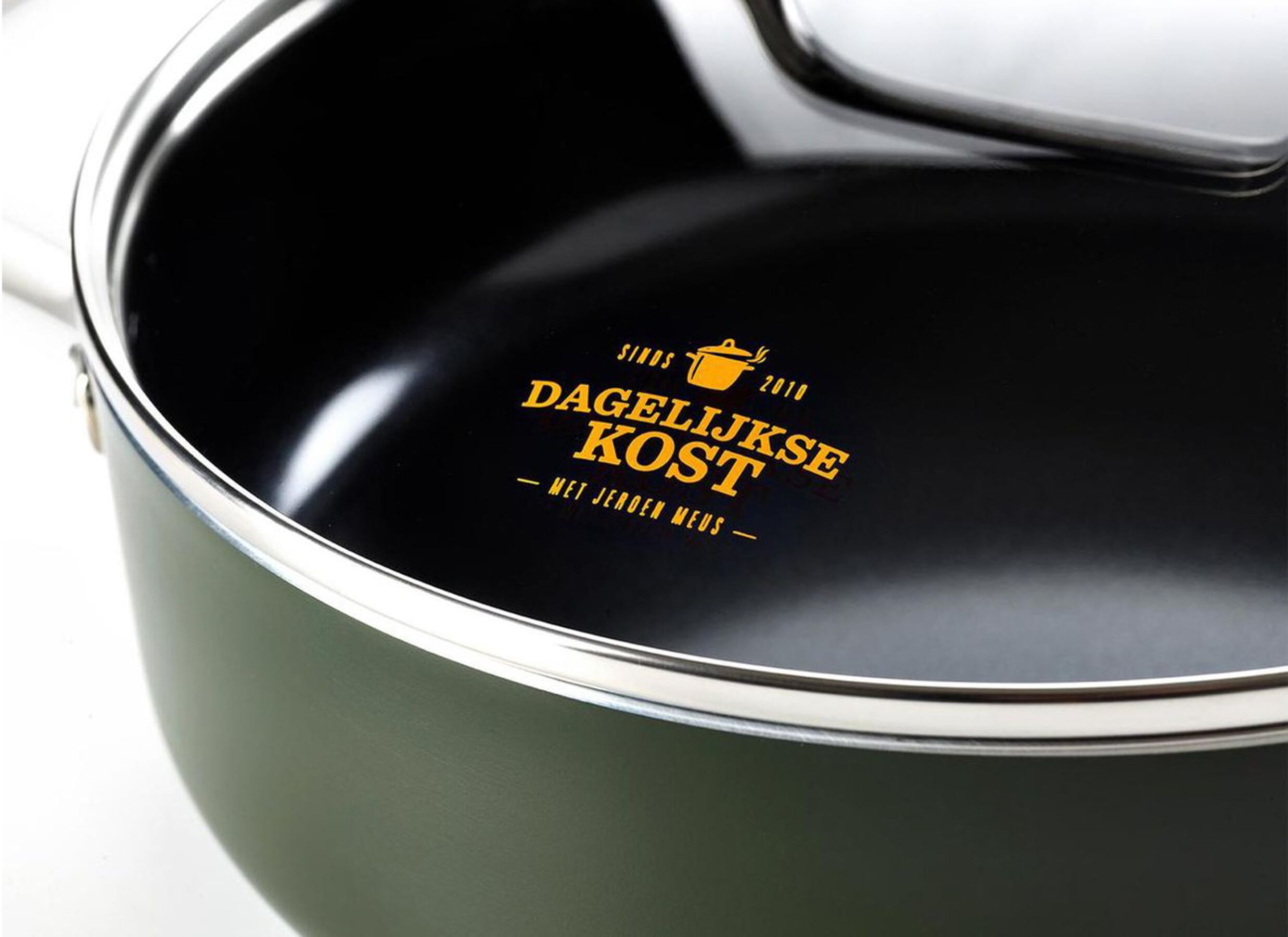 Detail - Dagelijkse Kost cocotte Ø24cm - aluminium - vert olive