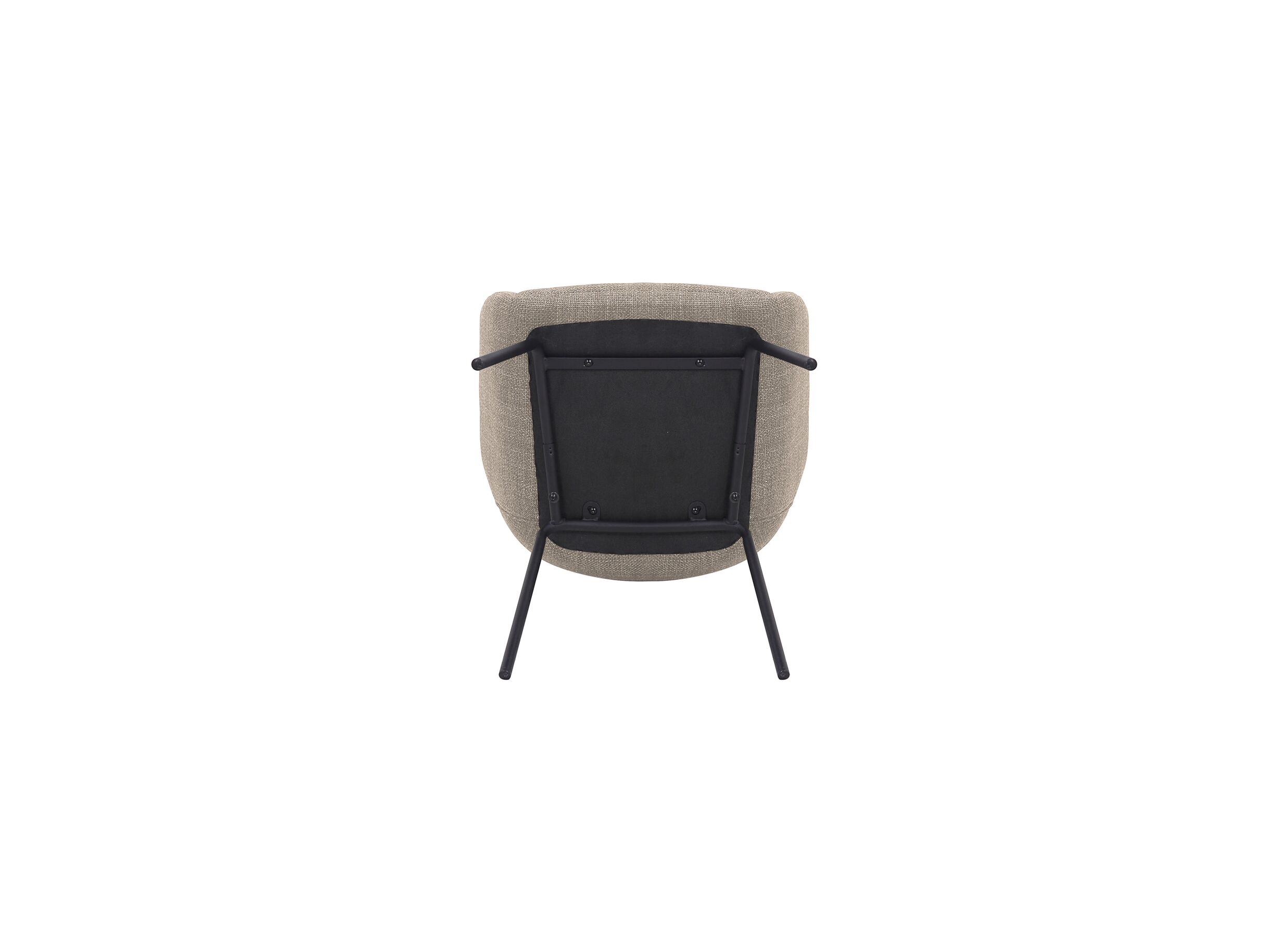 Detailfoto - Stoel Navajo 57,5x65x85cm - stof - beige