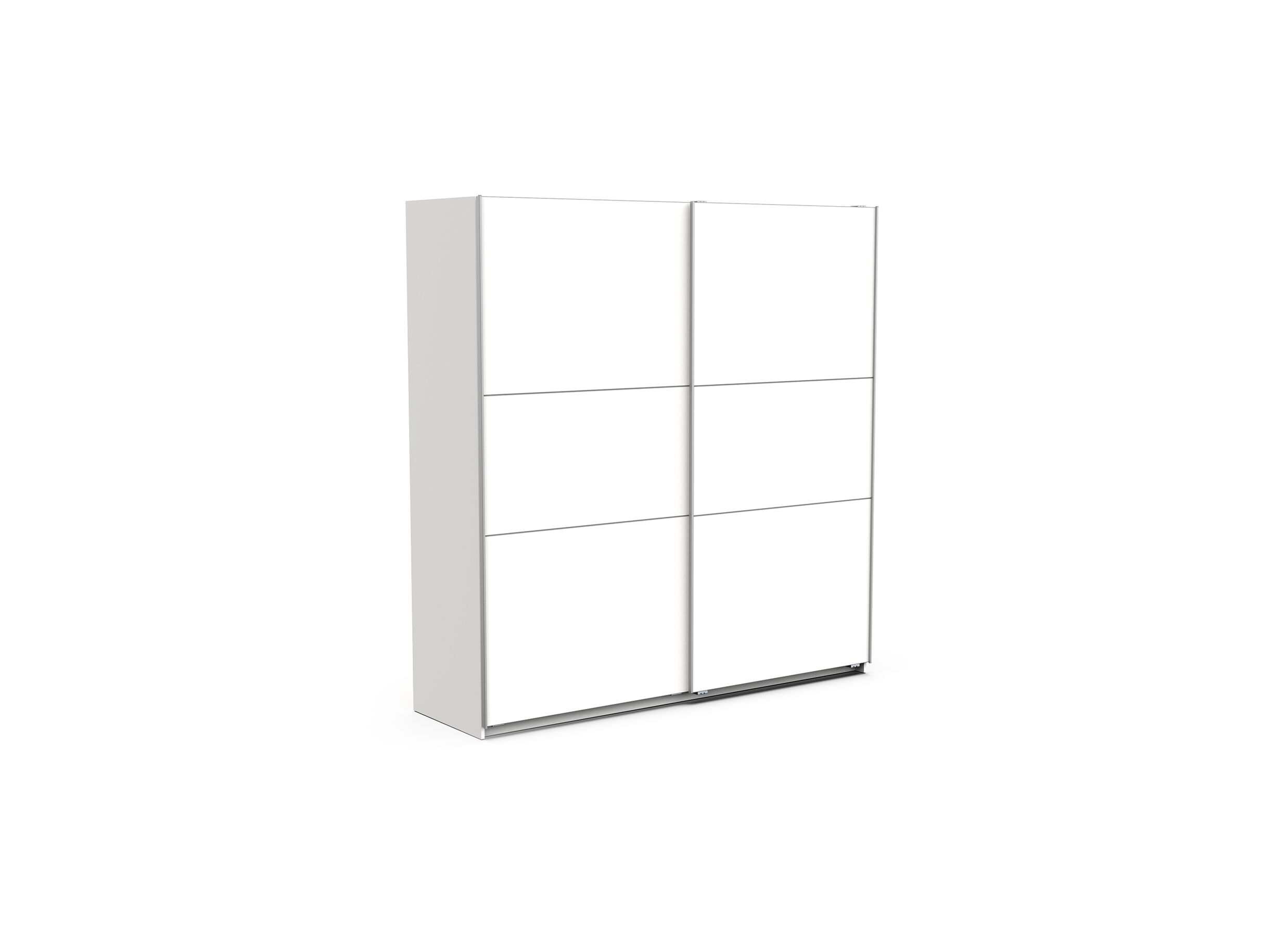 Armoire à portes coulissantes Ghost 200cm - Armoire à portes coulissantes Ghost 195cm - décor - blanc