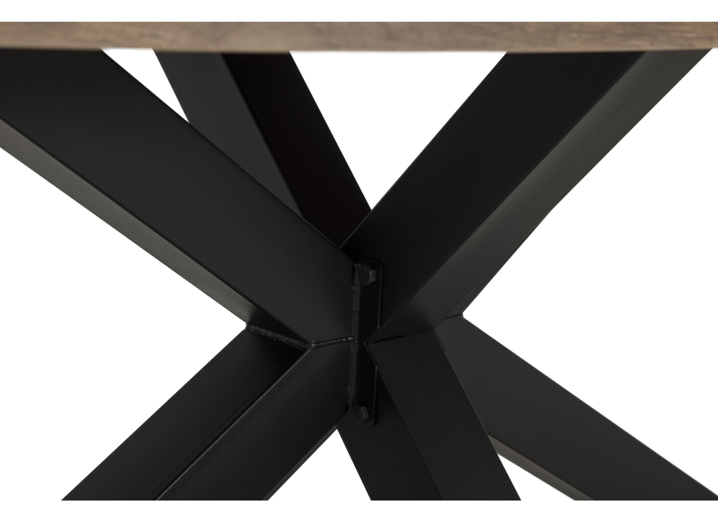 Detailfoto - Tafel 225x120cm - meubelplaat - old teak
