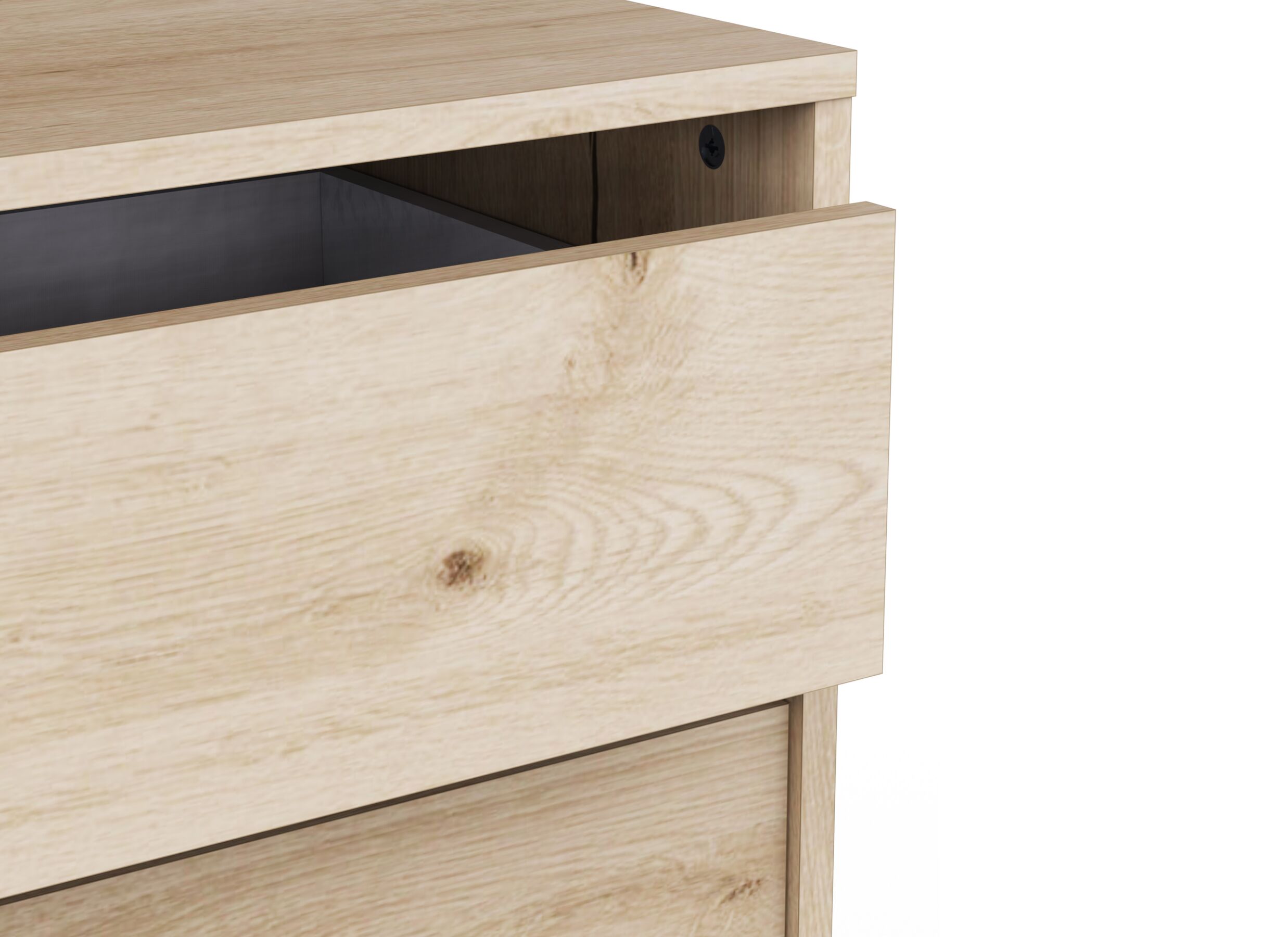 Detailfoto - Ladekast Blokty 60x40x76cm - decor - royal eik