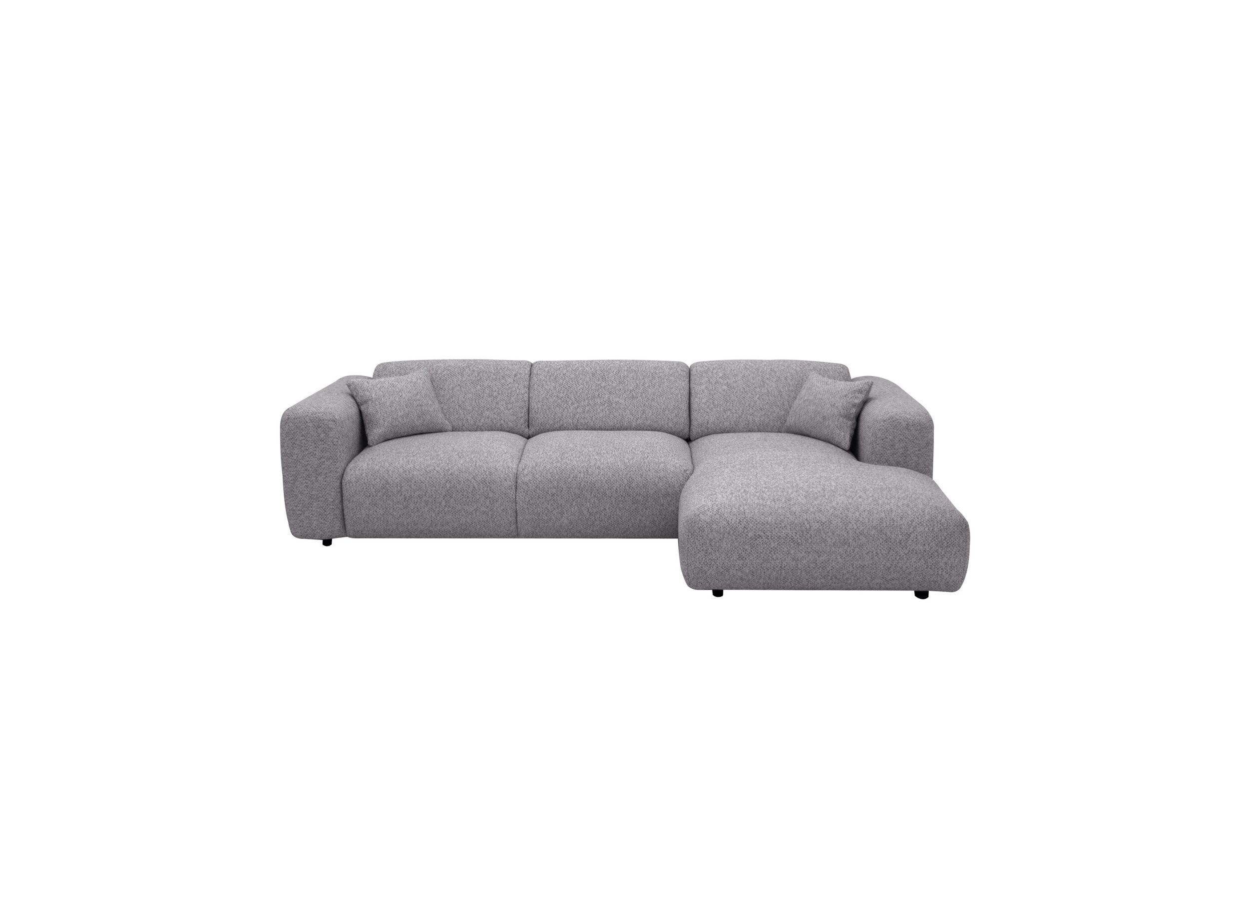 Aperçu - Canapé d'angle Cloud 280x165cm - tissu - anthracite
