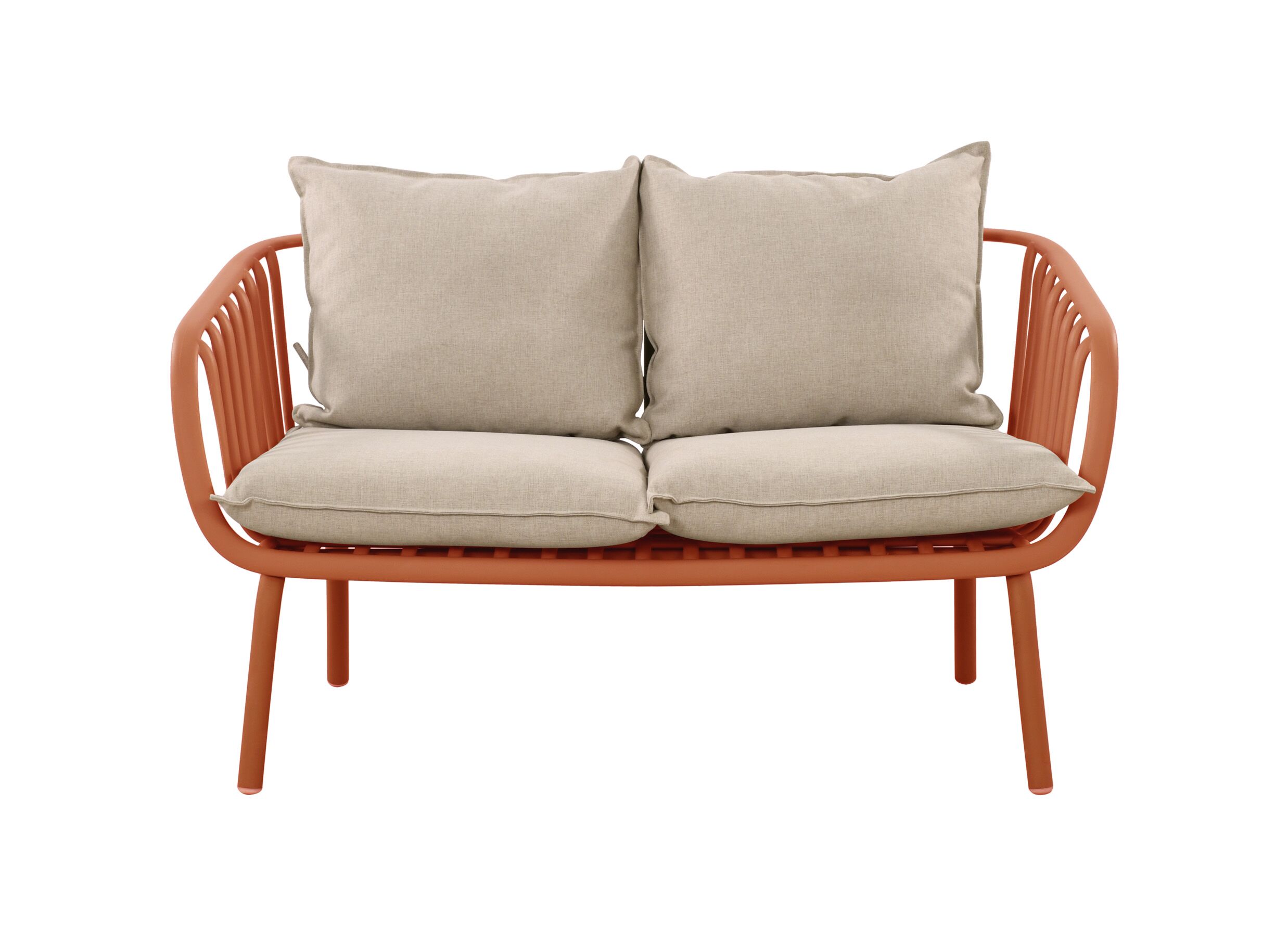 Aperçu - Salon lounge Copacabana métal - orange