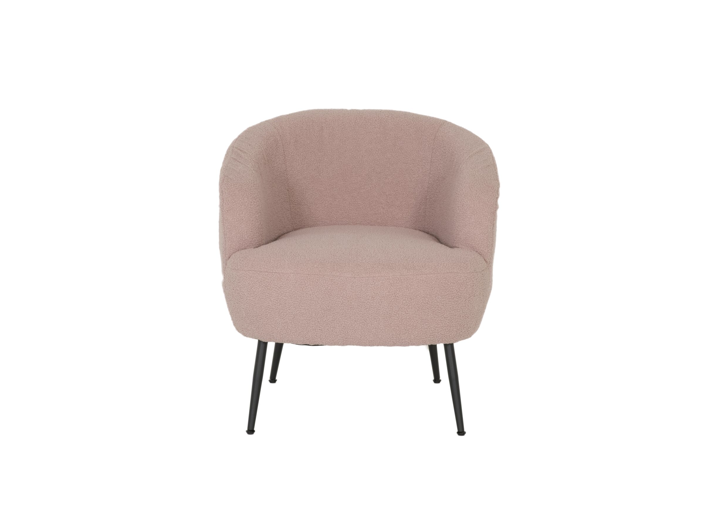 Aperçu - Fauteuil Teddy Bear 68x70x73cm - bouclé - rose