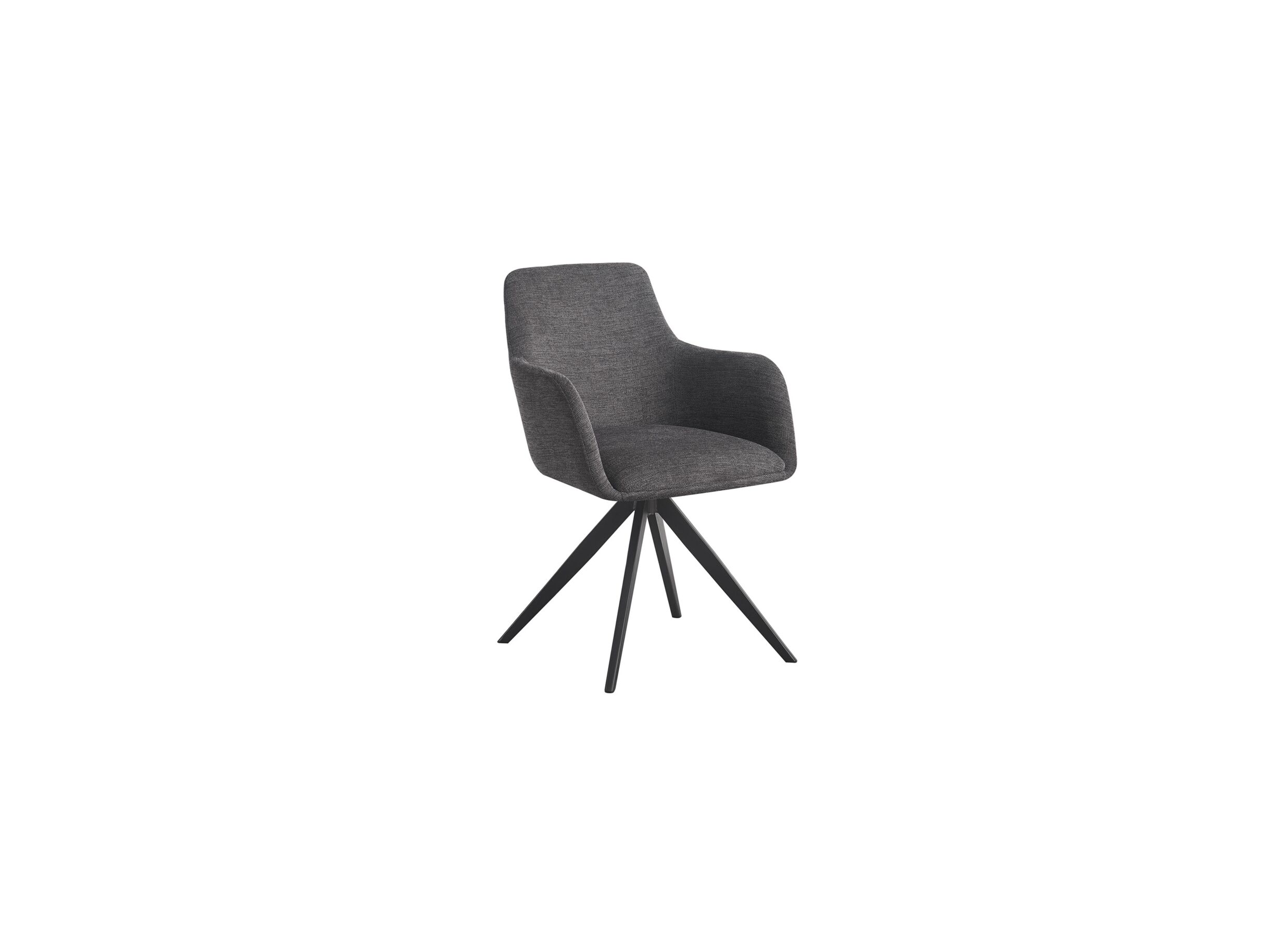 Hoofdfoto - Draaistoel Sirius 57x60x83cm - stof - antraciet
