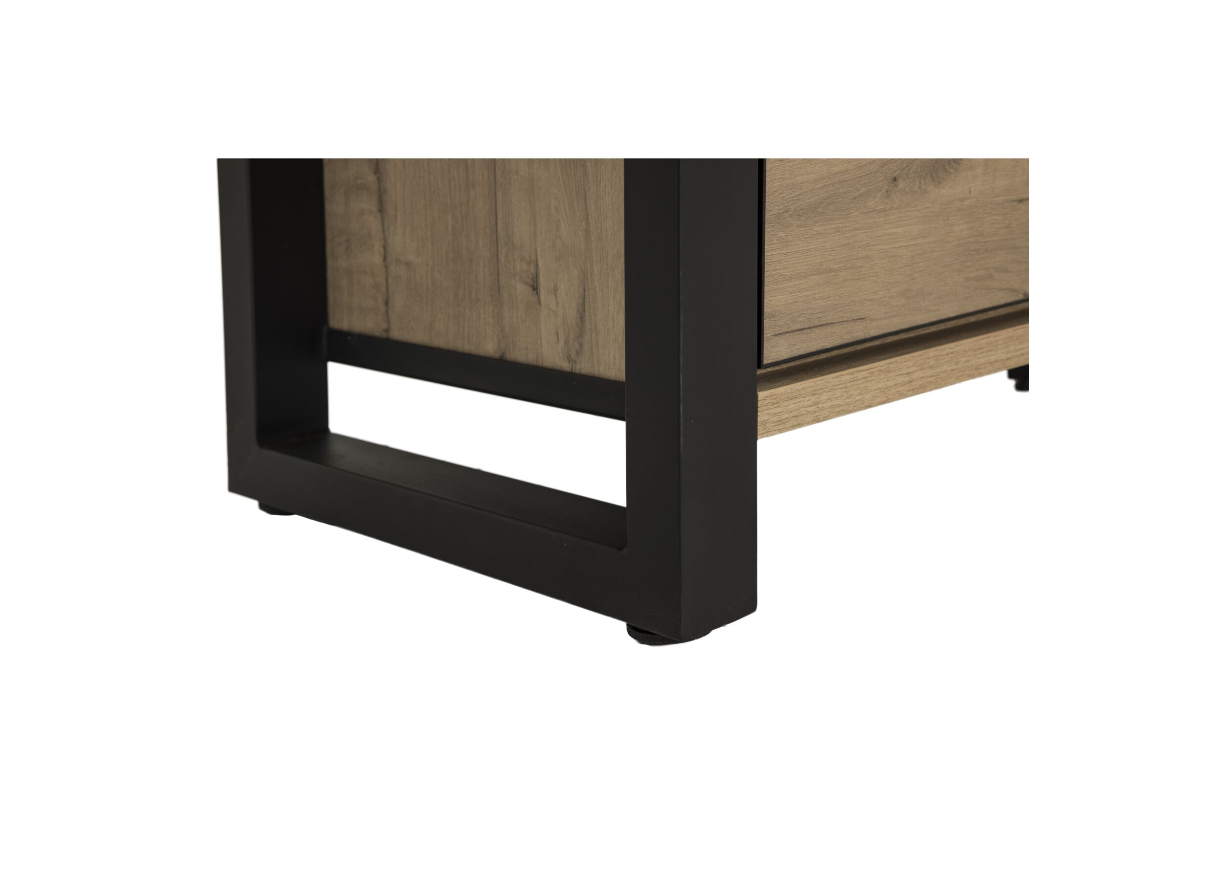 Detailfoto - Kast Cronos 130x45x200cm - decor eik - naturel