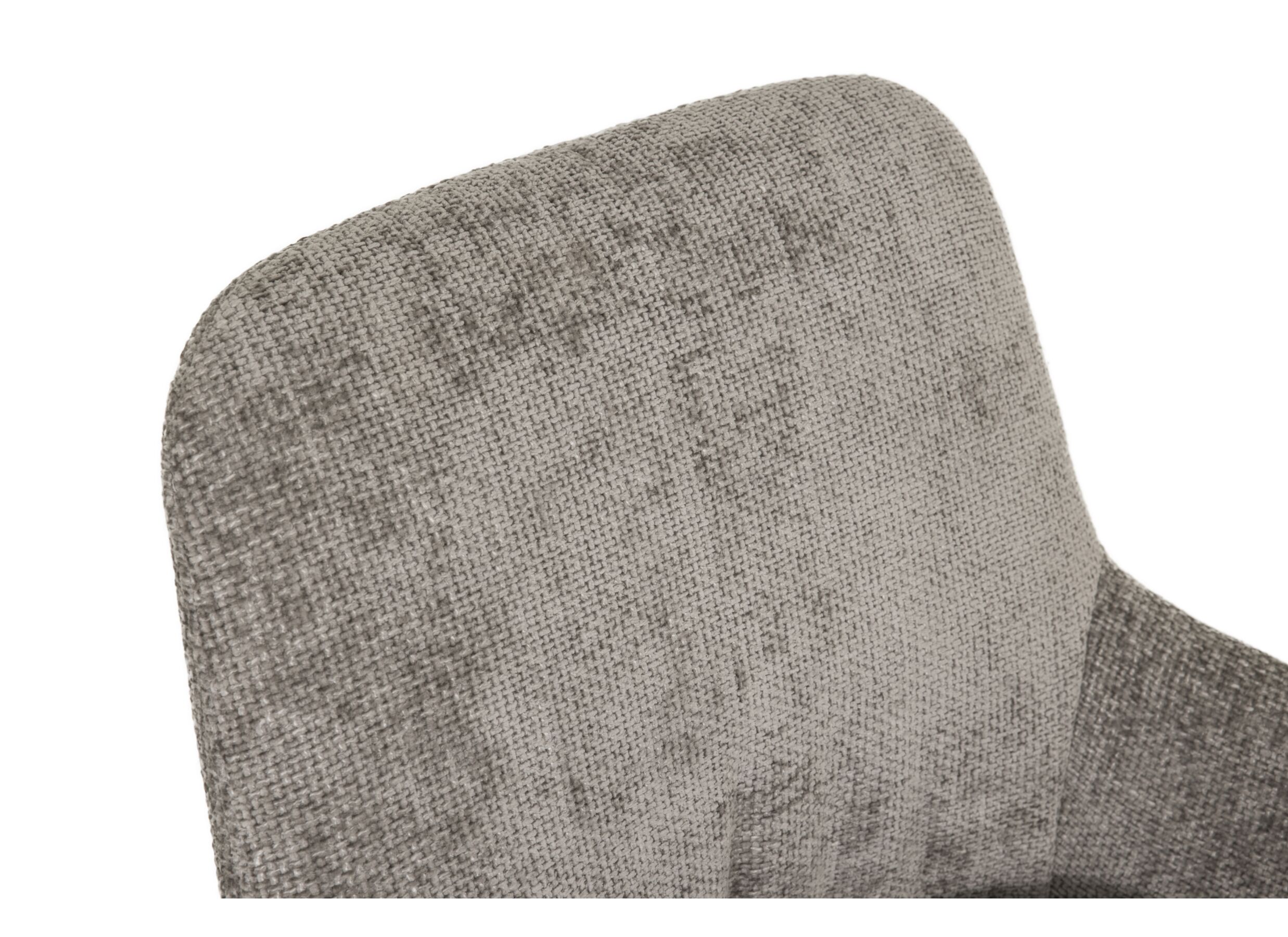Detailfoto - Draaistoel Jump 47x60x88cm - stof - grijs
