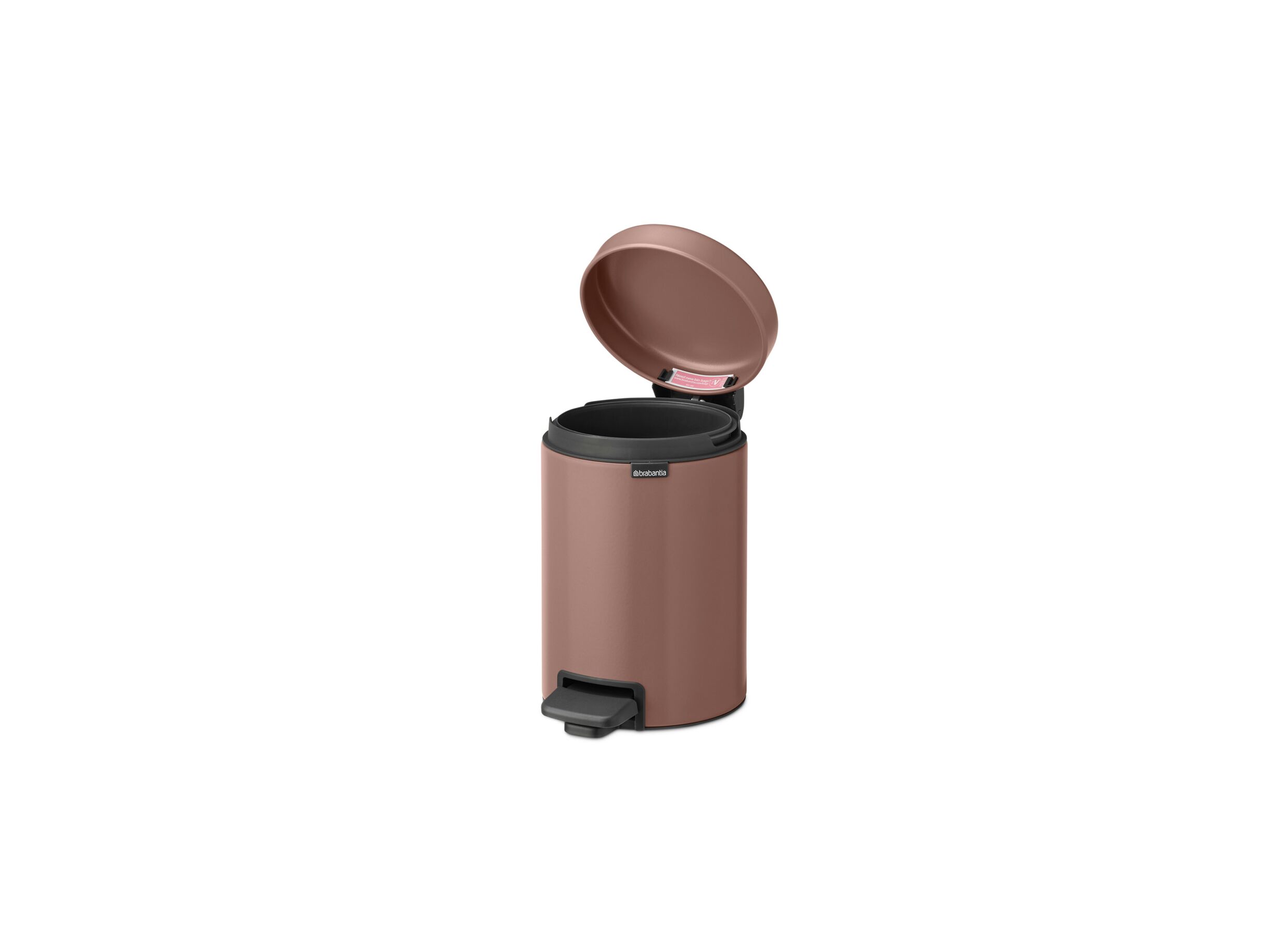 Overzichtsfoto - Pedaalemmer Newicon Brabantia 3L satin taupe