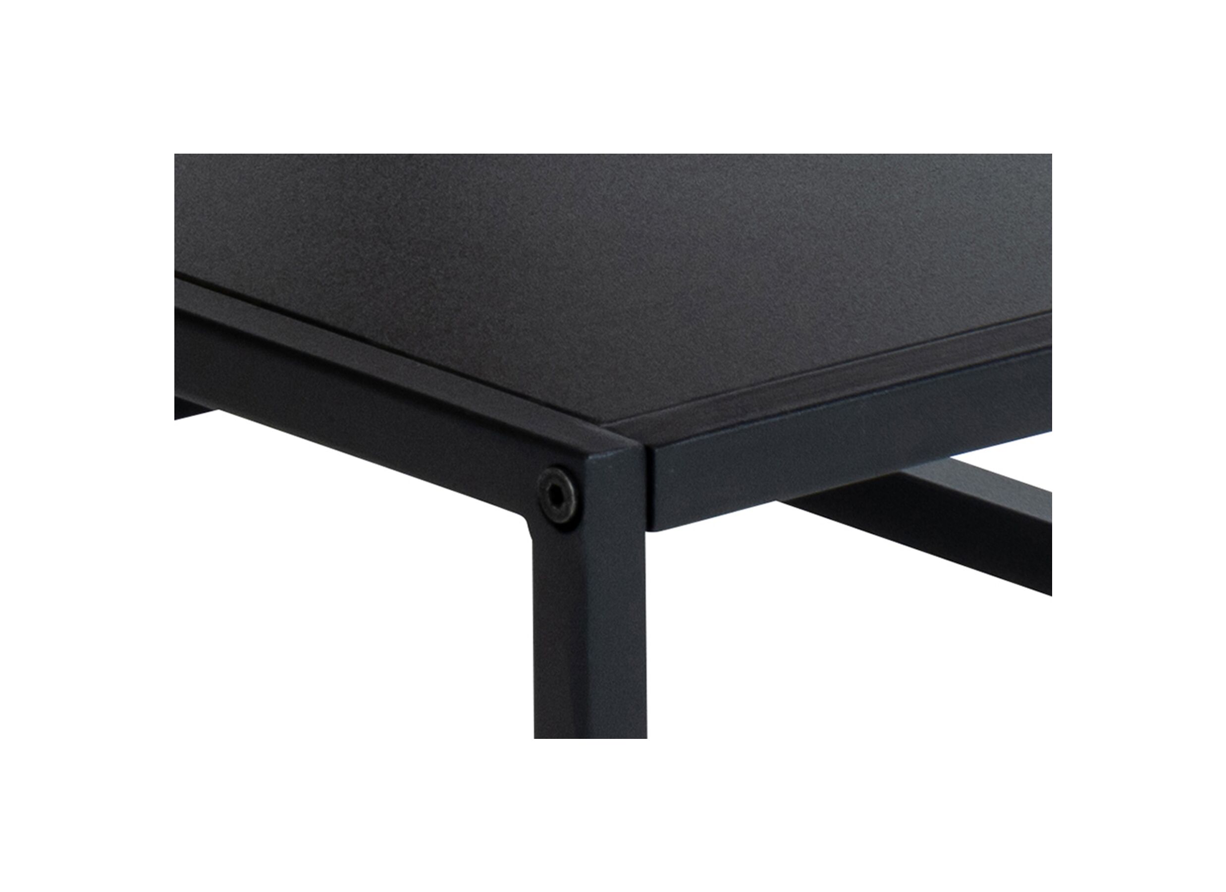 Table basse brun noir