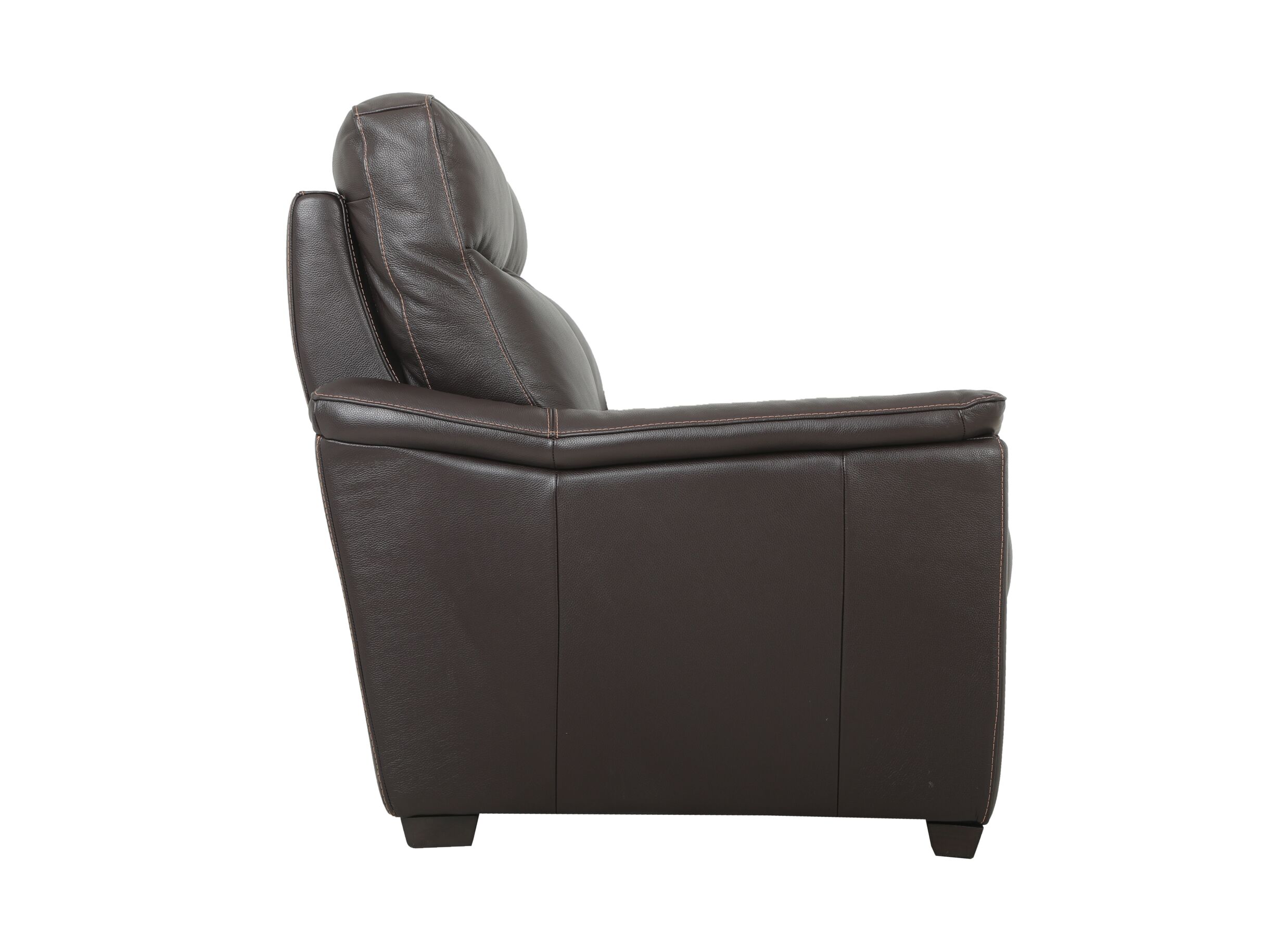 Overzichtsfoto - Zetel Wise 2-zit - leder - walnut