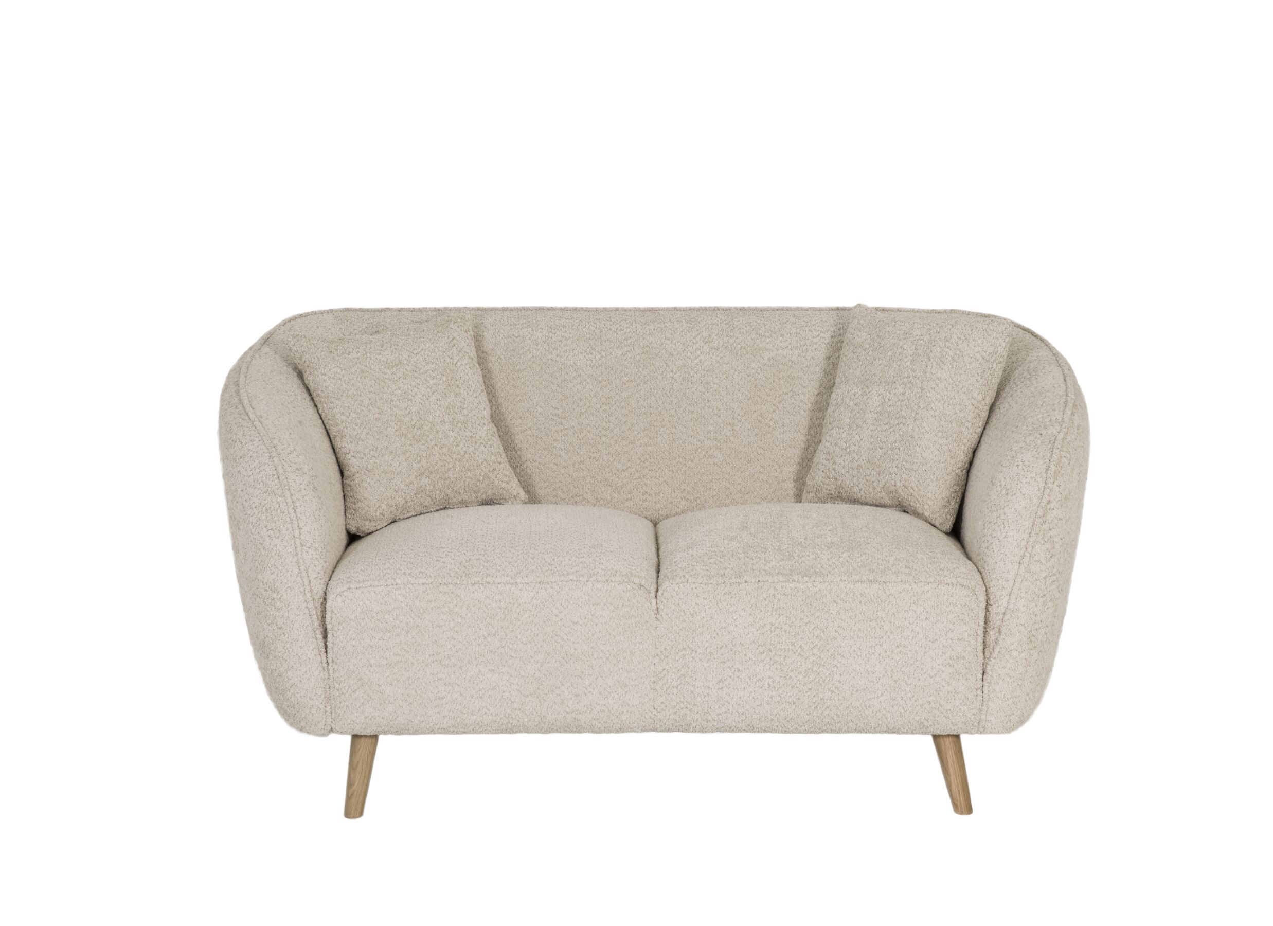 Overzichtsfoto - Zetel Momo 2-zit - polyestervezel - beige