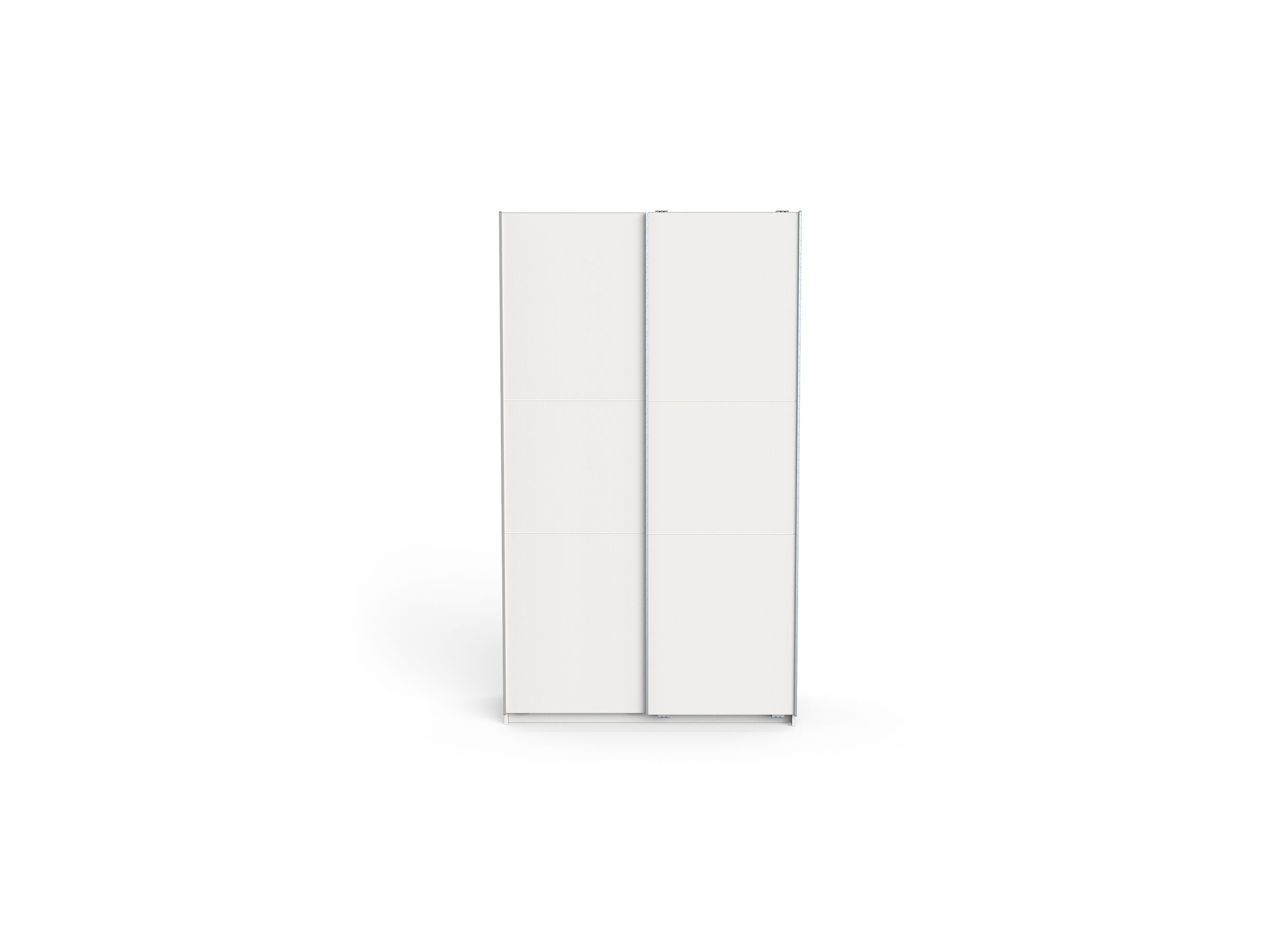 Armoire à portes coulissantes Ghost 117cm - décor - blanc