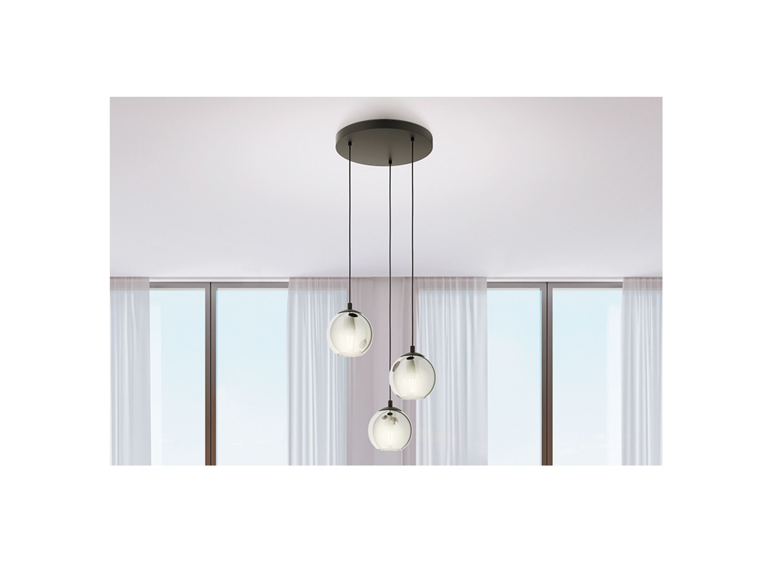 Hanglamp Ariscani Ø42,5cm 3x40W E27