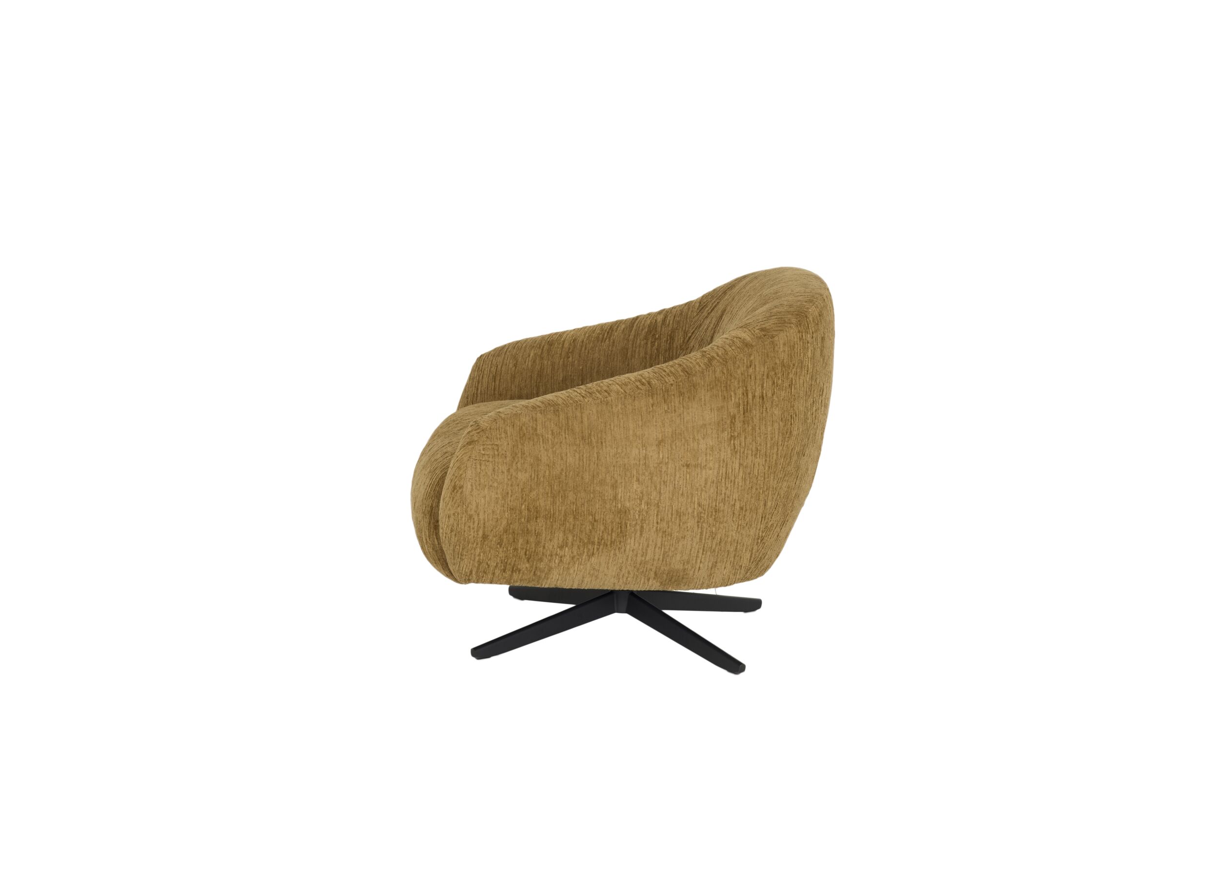 Overzichtsfoto - Fauteuil Berlin 87x84x76cm - stof - pompoen