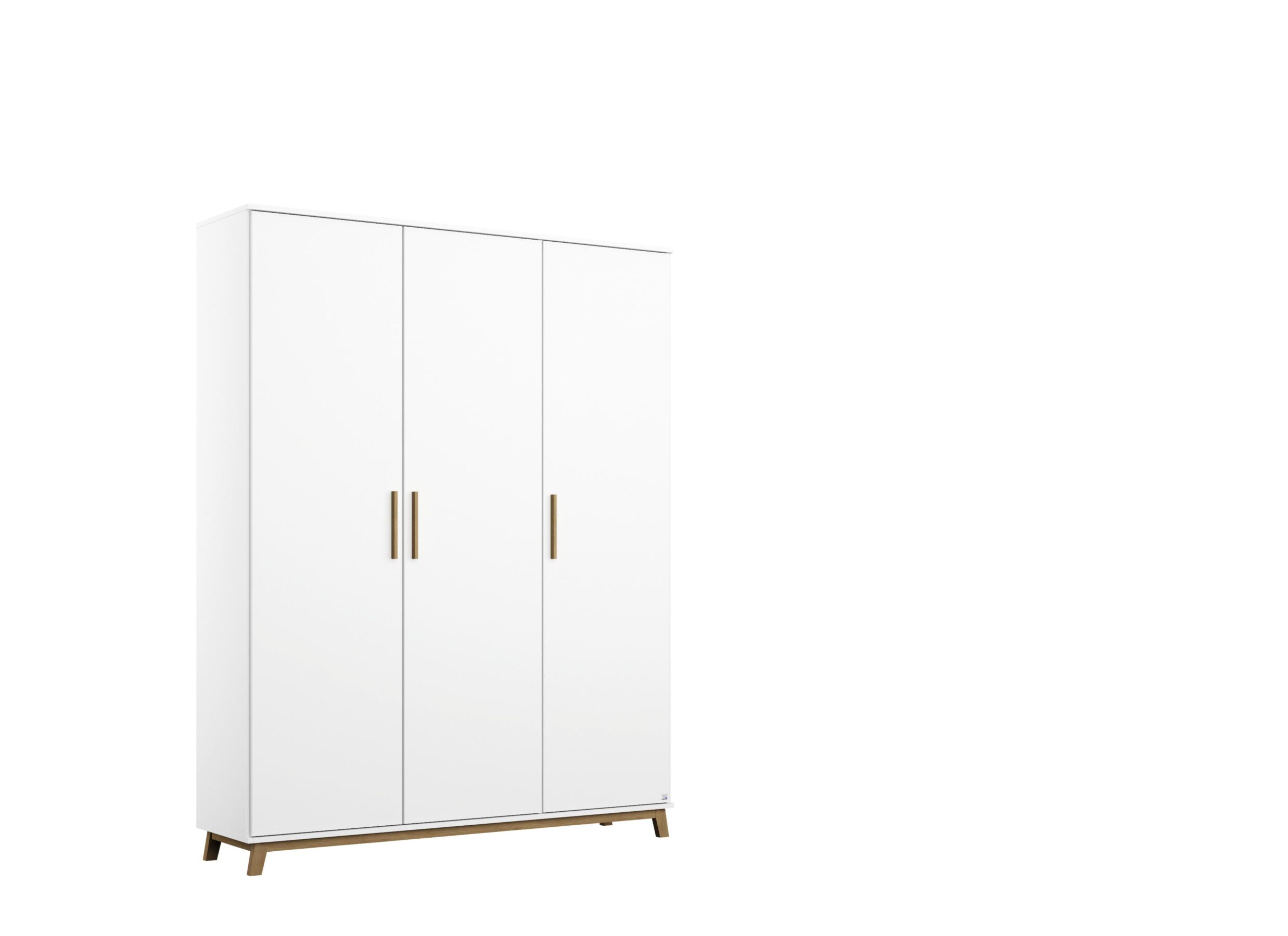 Garde-robe 136cm - Garde-robe 136cm - décor - blanc alpin/chêne