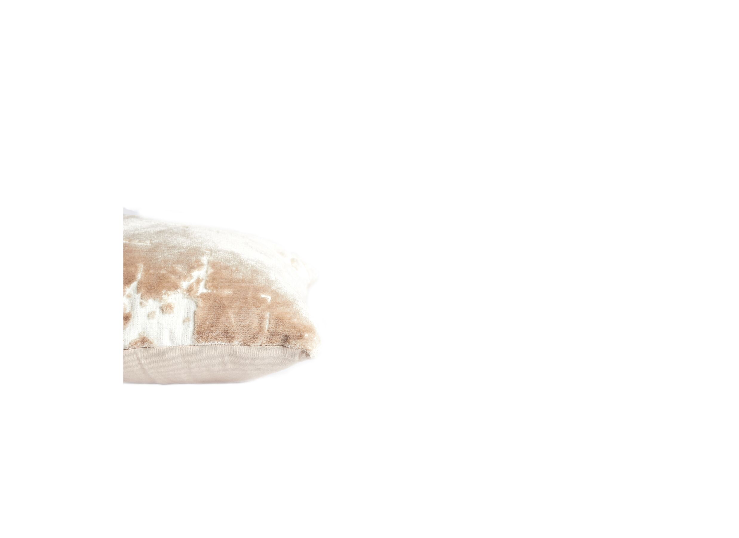 Detail - Coussin Huslia 60x30cm - viscose & polyester - beige