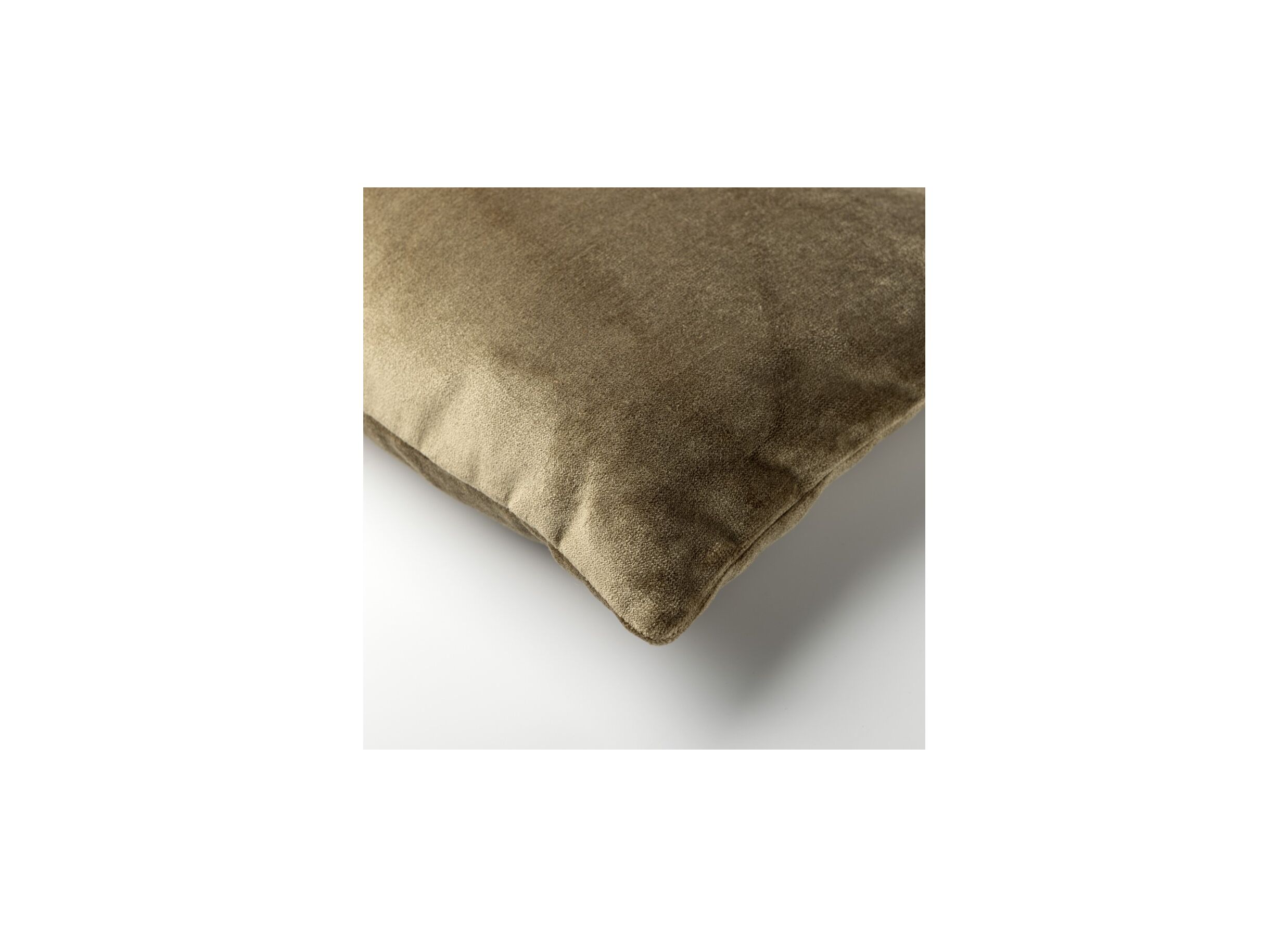Detailfoto - Kussen Celeste 45x45cm - viscose - military olive