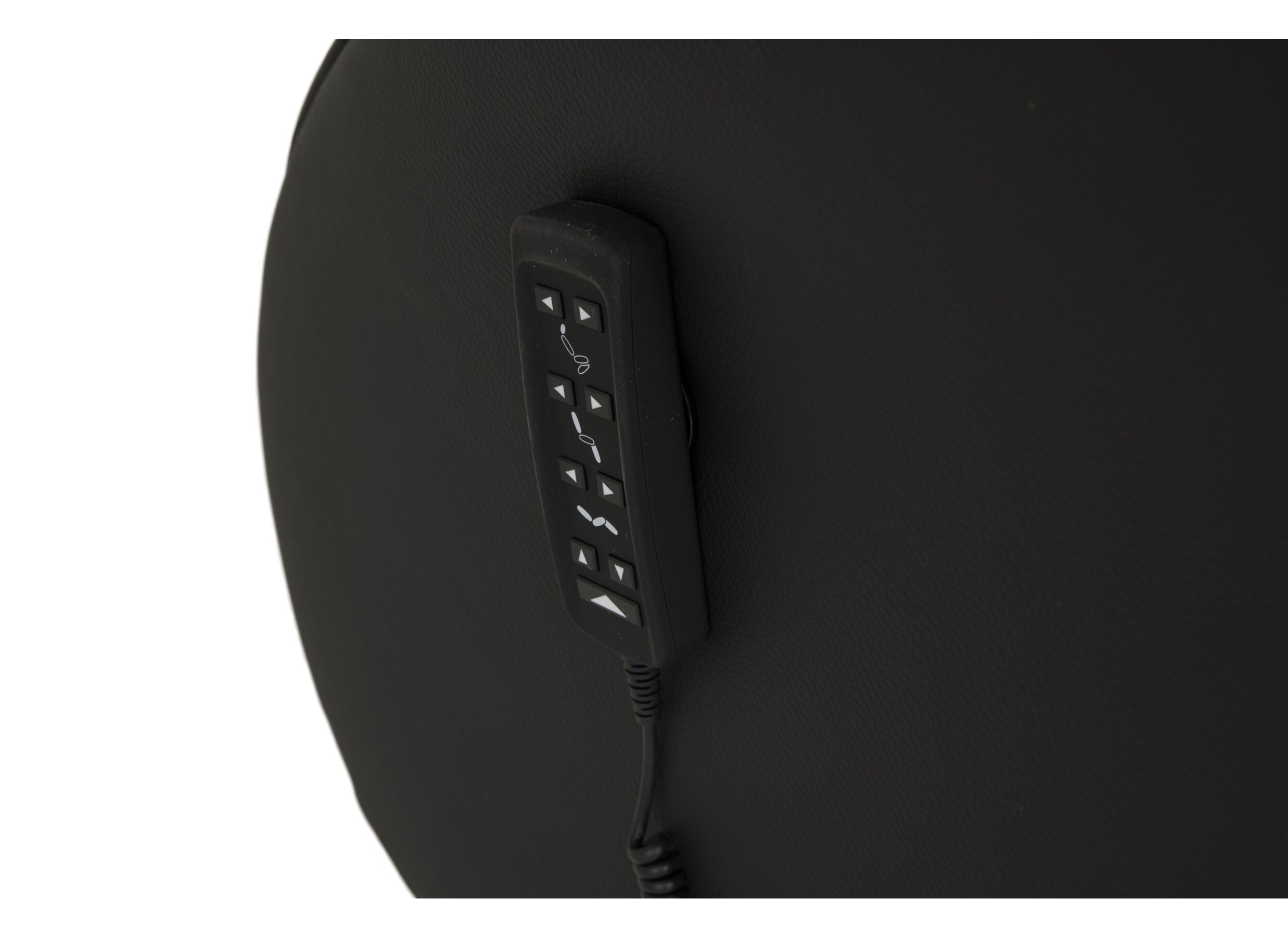 Detailfoto - Relaxzetel 7589.22V+Z60 elektrisch - leder - zwart