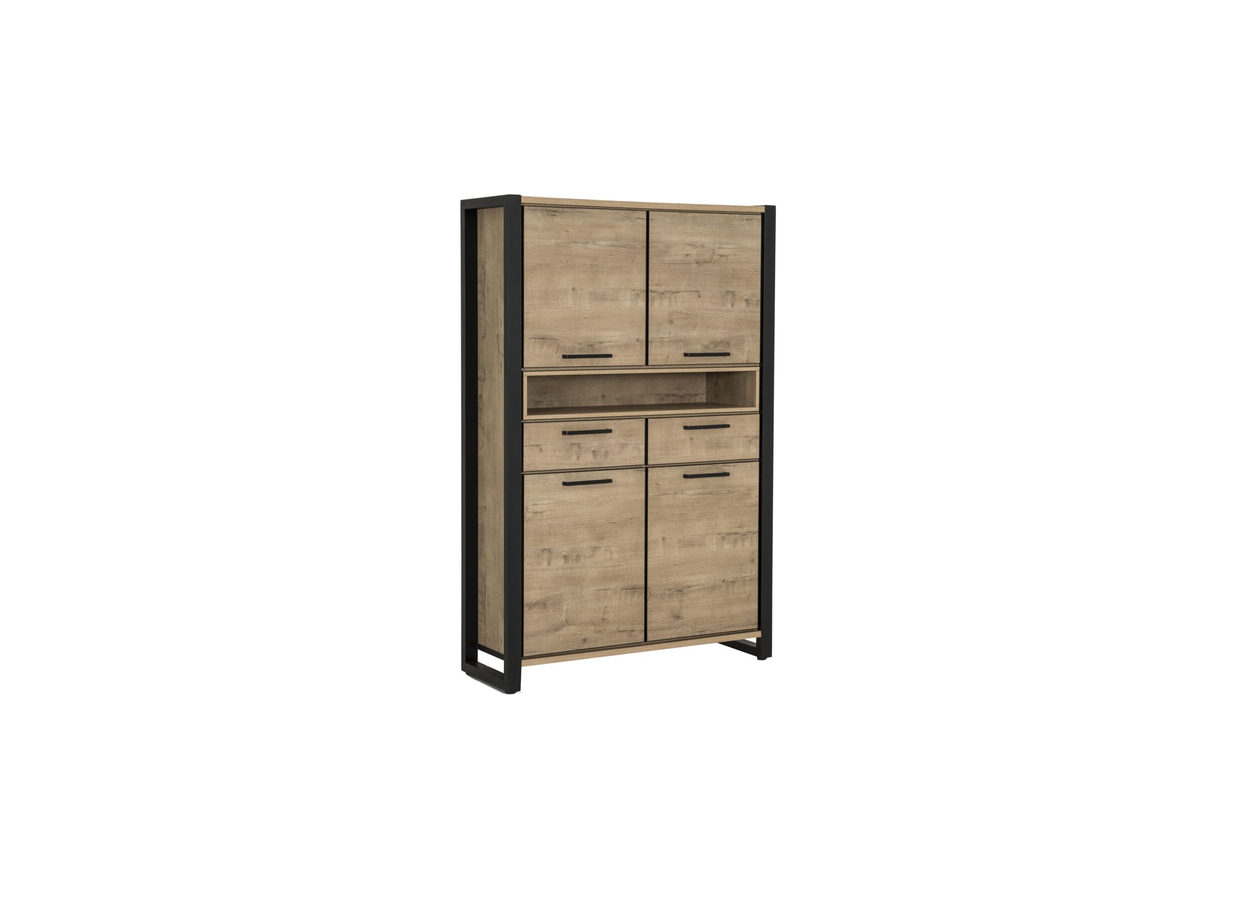 Hoofdfoto - Kast Cronos 130x45x200cm - decor eik - naturel