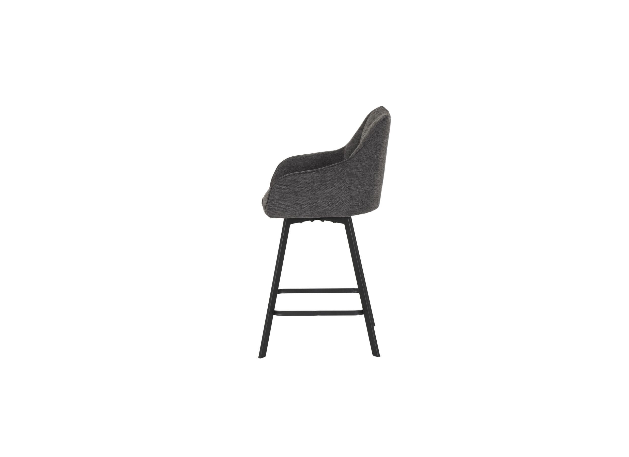Overzichtsfoto - Barstoel Kanun ZH74cm - stof - grijs
