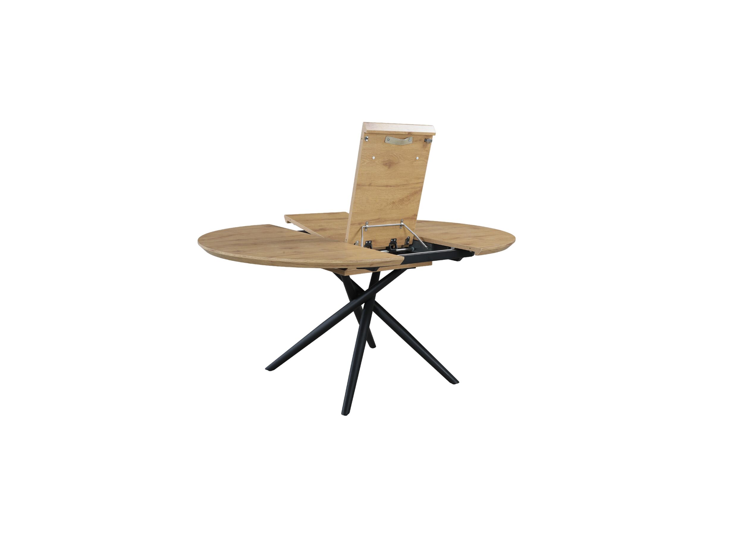Aperçu - Table ronde Oye 120/160x120cm - décor - chêne